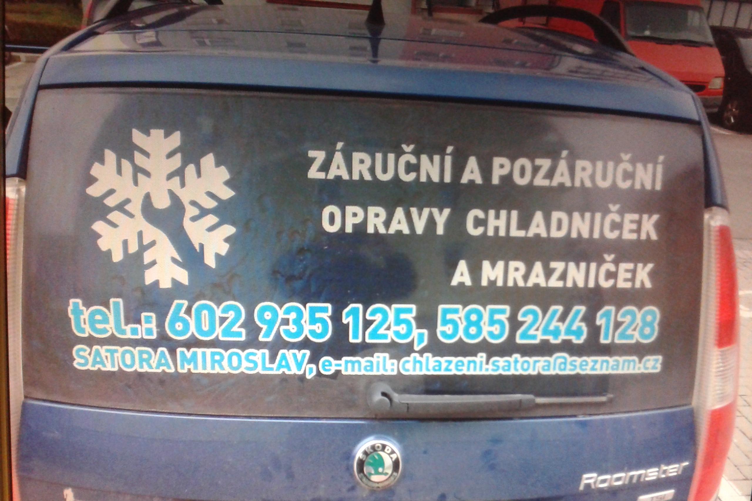 Opravy chladniček a mrazniček Satora