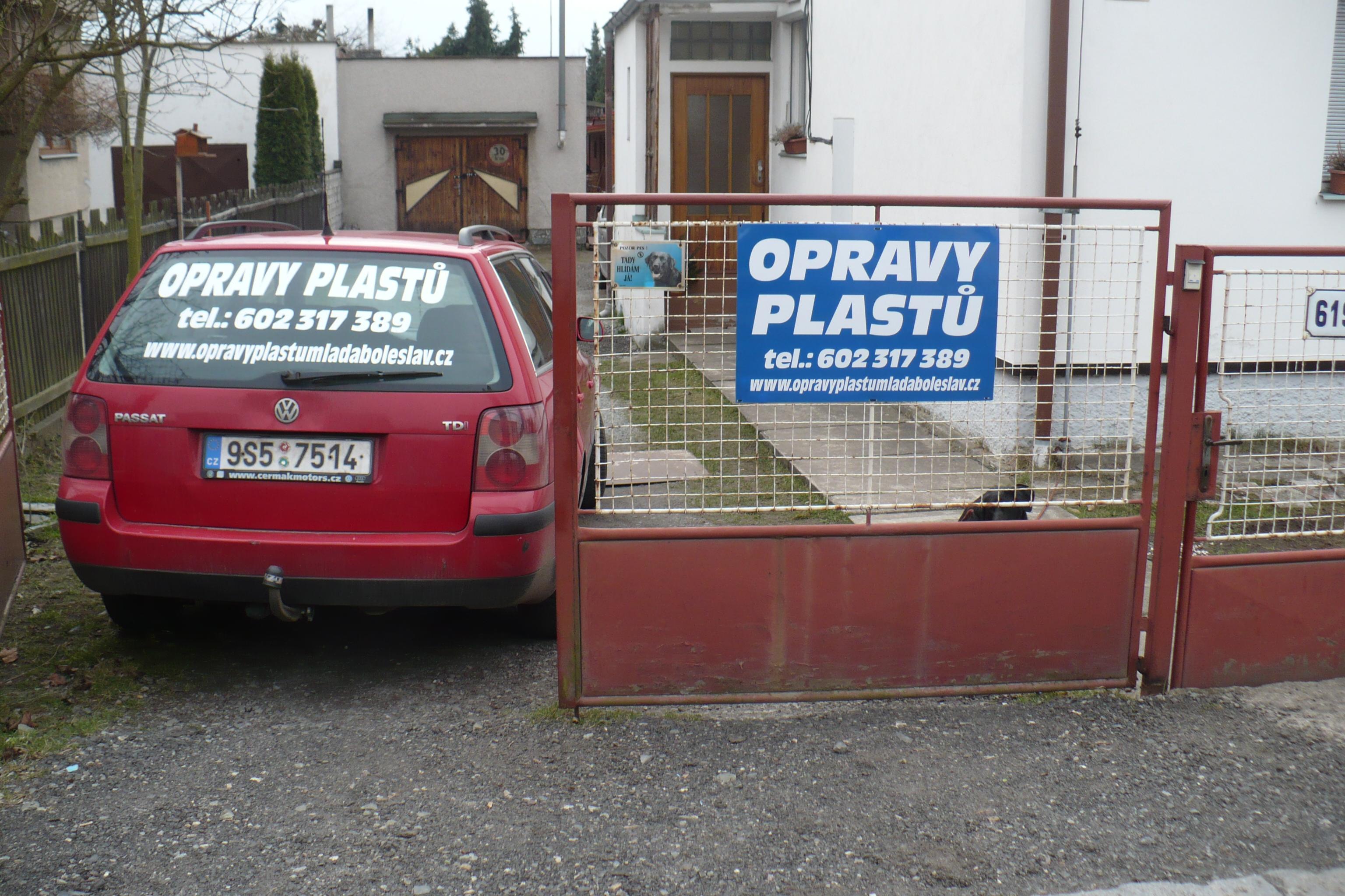 Opravy plastů - Bohuslav Vonšovský