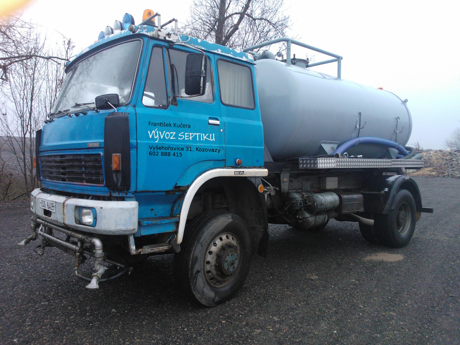 Vývoz septiků František Kučera foto 3