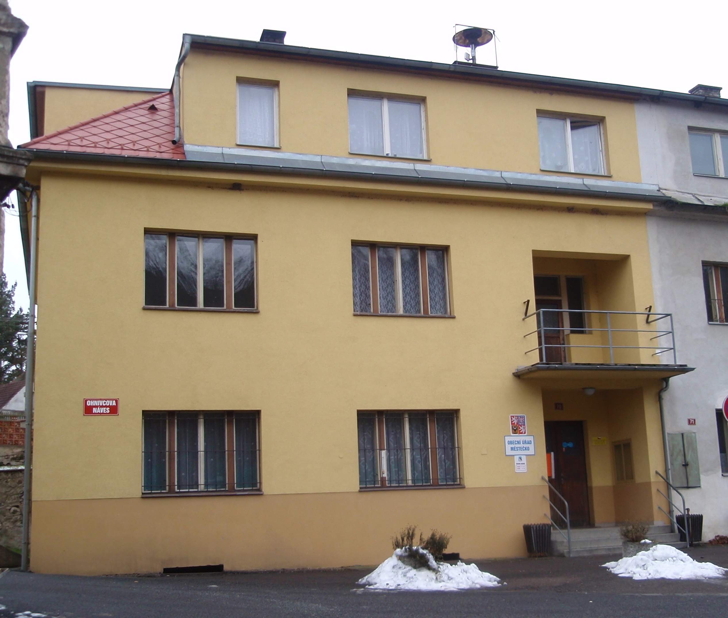 Městečko - obecní úřad