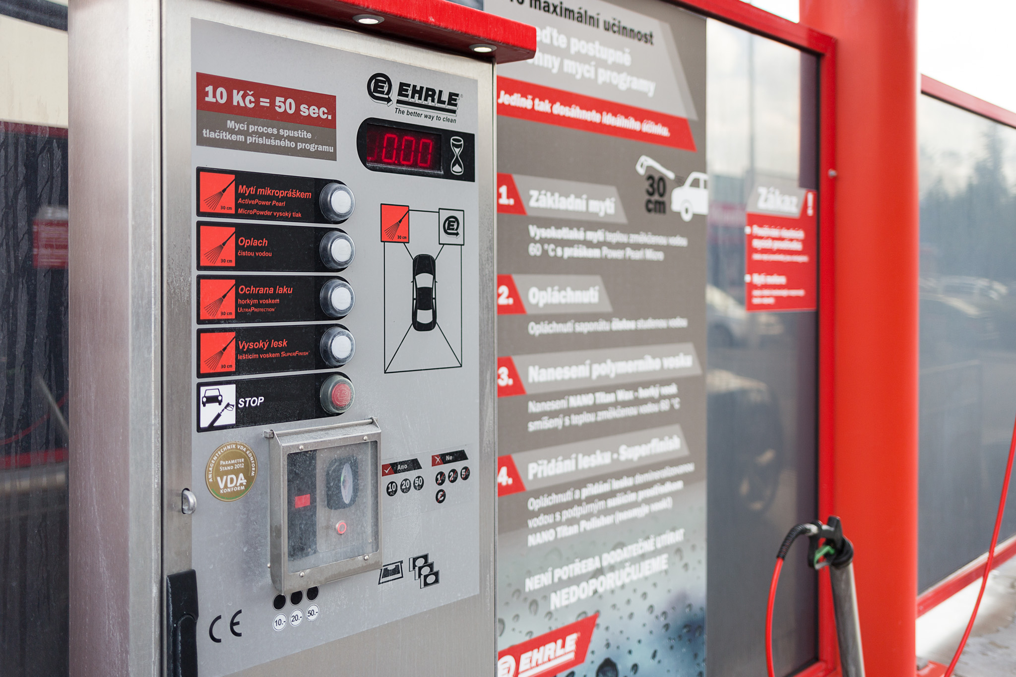 Samoobslužná bezkontaktní automyčka EHRLE foto 4