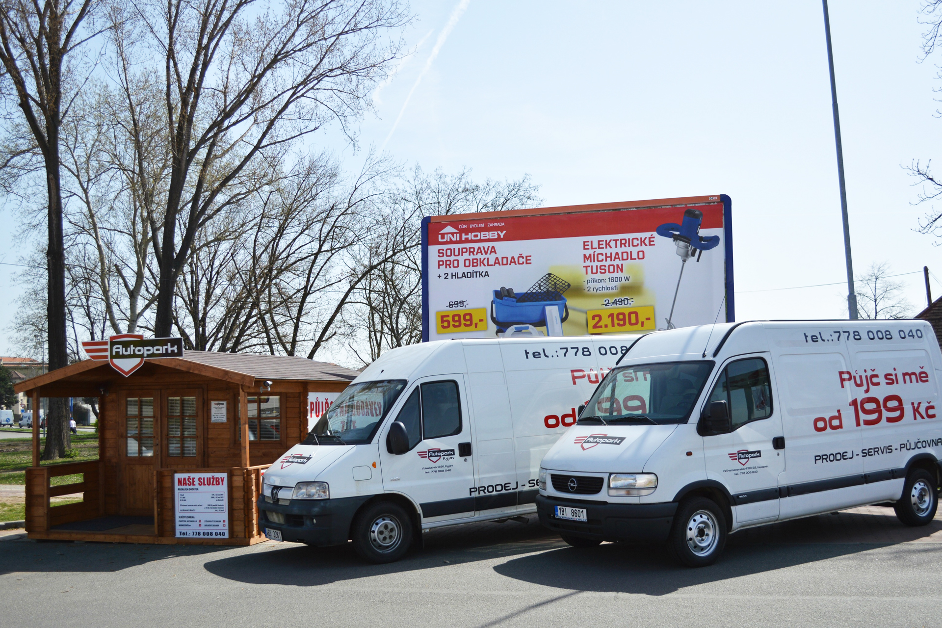 Autopark půjčovna dodávek