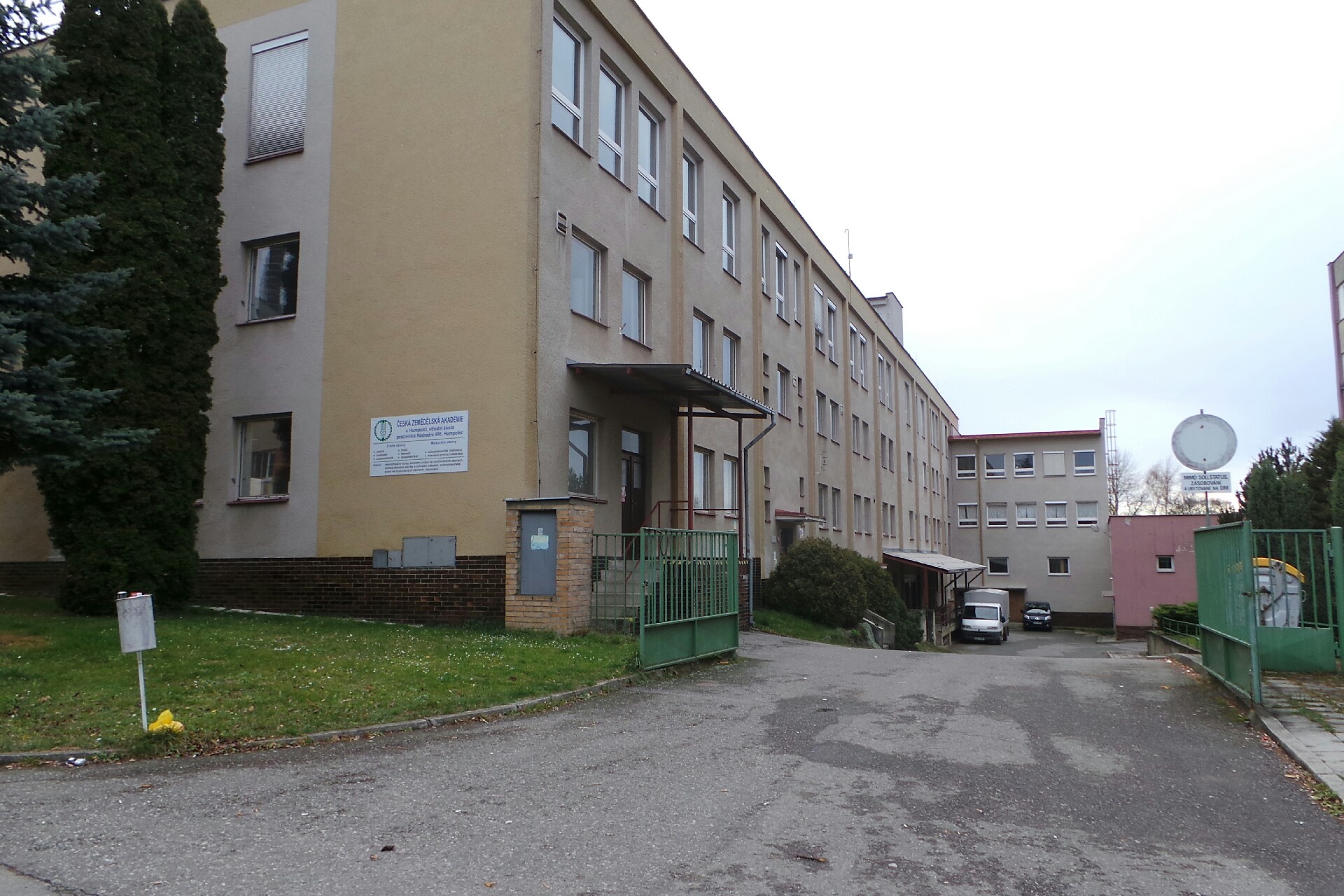 Česká zemědělská akademie v Humpolci, střední škola - domov mládeže