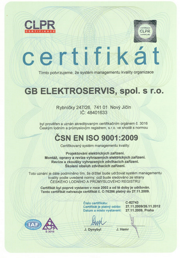 GB ELEKTROSERVIS, spol. s r.o. foto 2