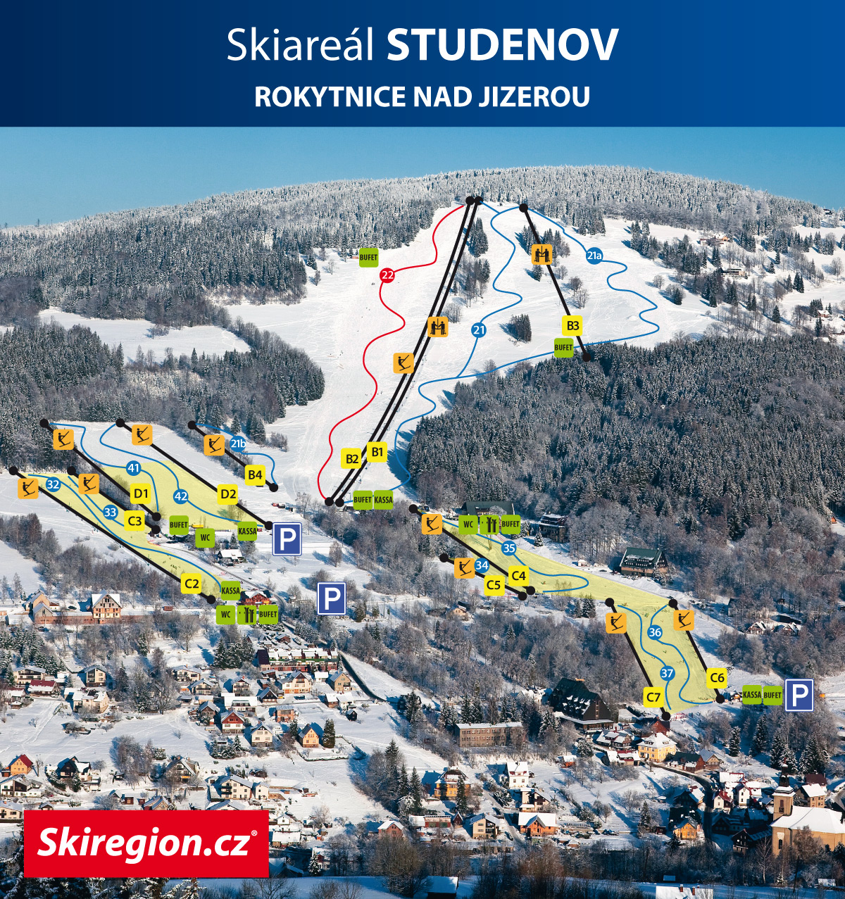 Skiareál Studenov foto 2