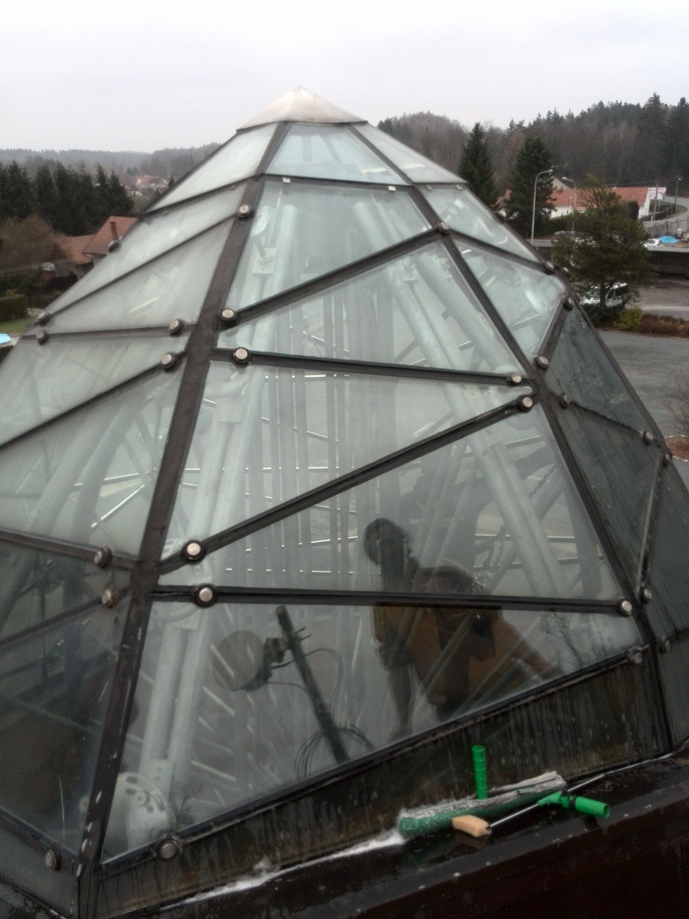 Výškové mytí oken - Martin Kubát foto 2