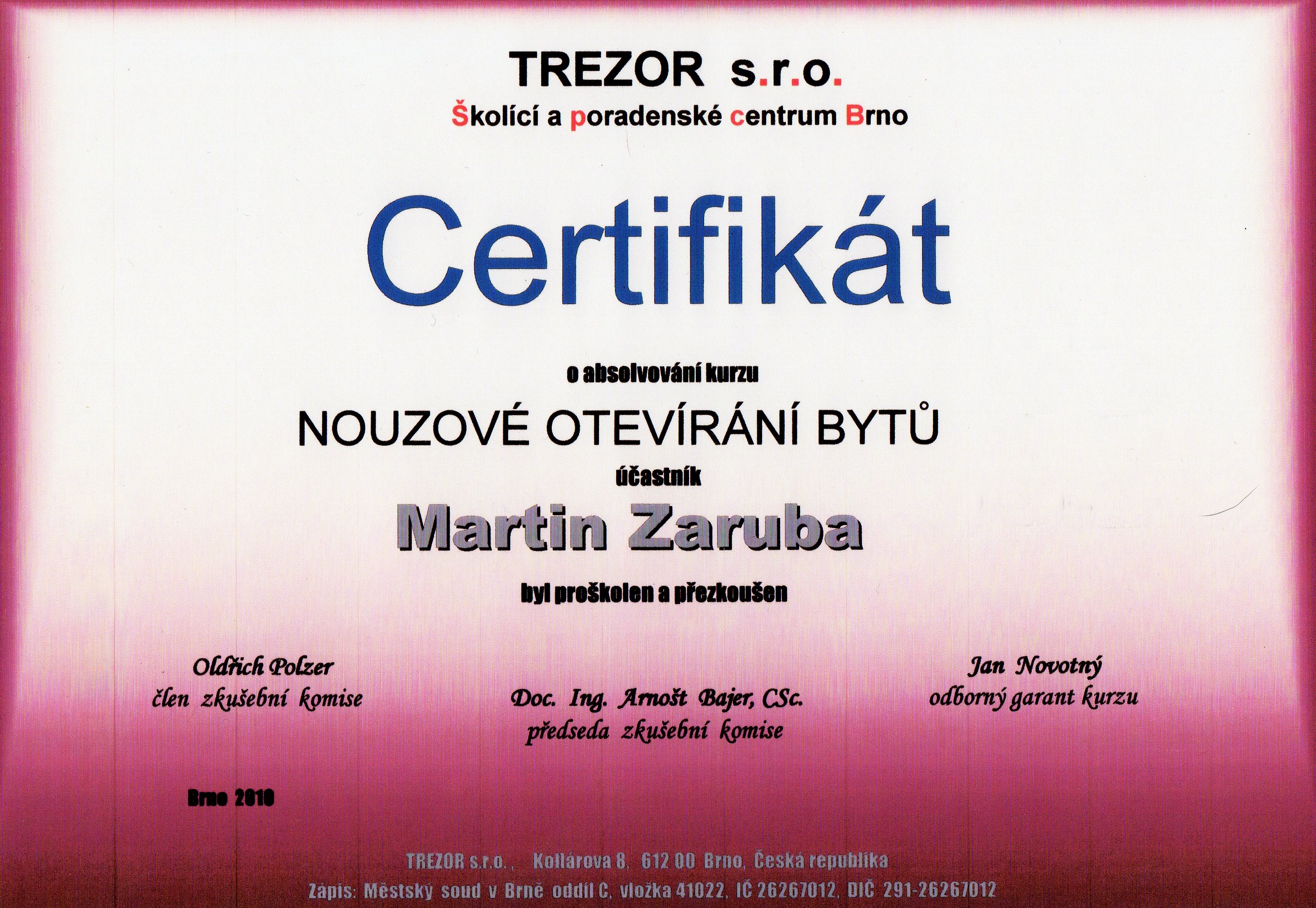 Zámečnictví S. O. S. - Martin Záruba foto 5