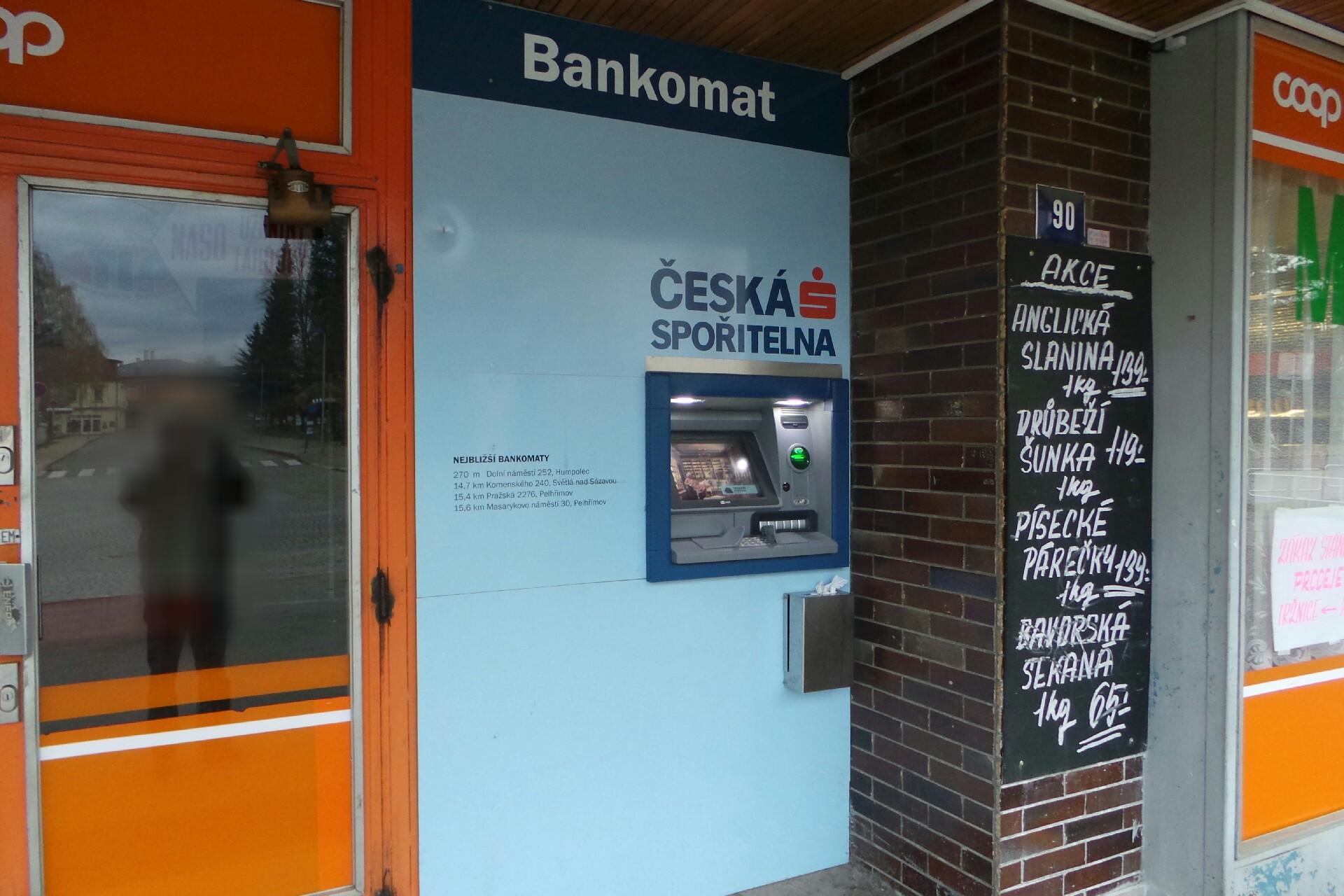 Bankomat České spořitelny