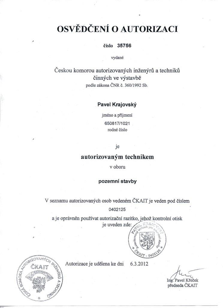 Krajovský Pavel stavební rozpočty a TDI foto 4