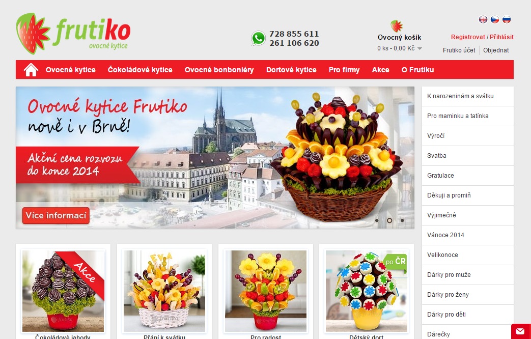 Ovocné kytice Frutiko foto 2