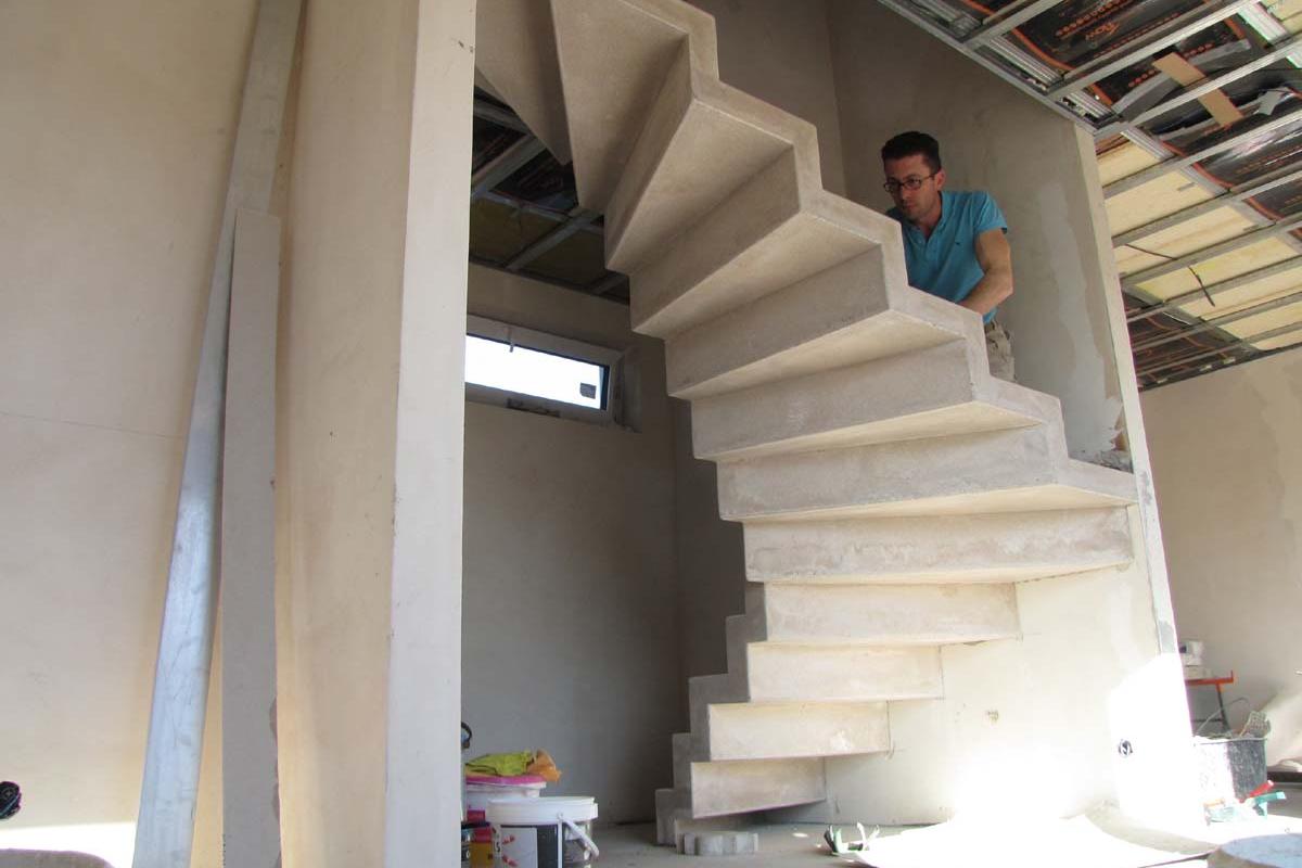 Betonová schodiště Háp