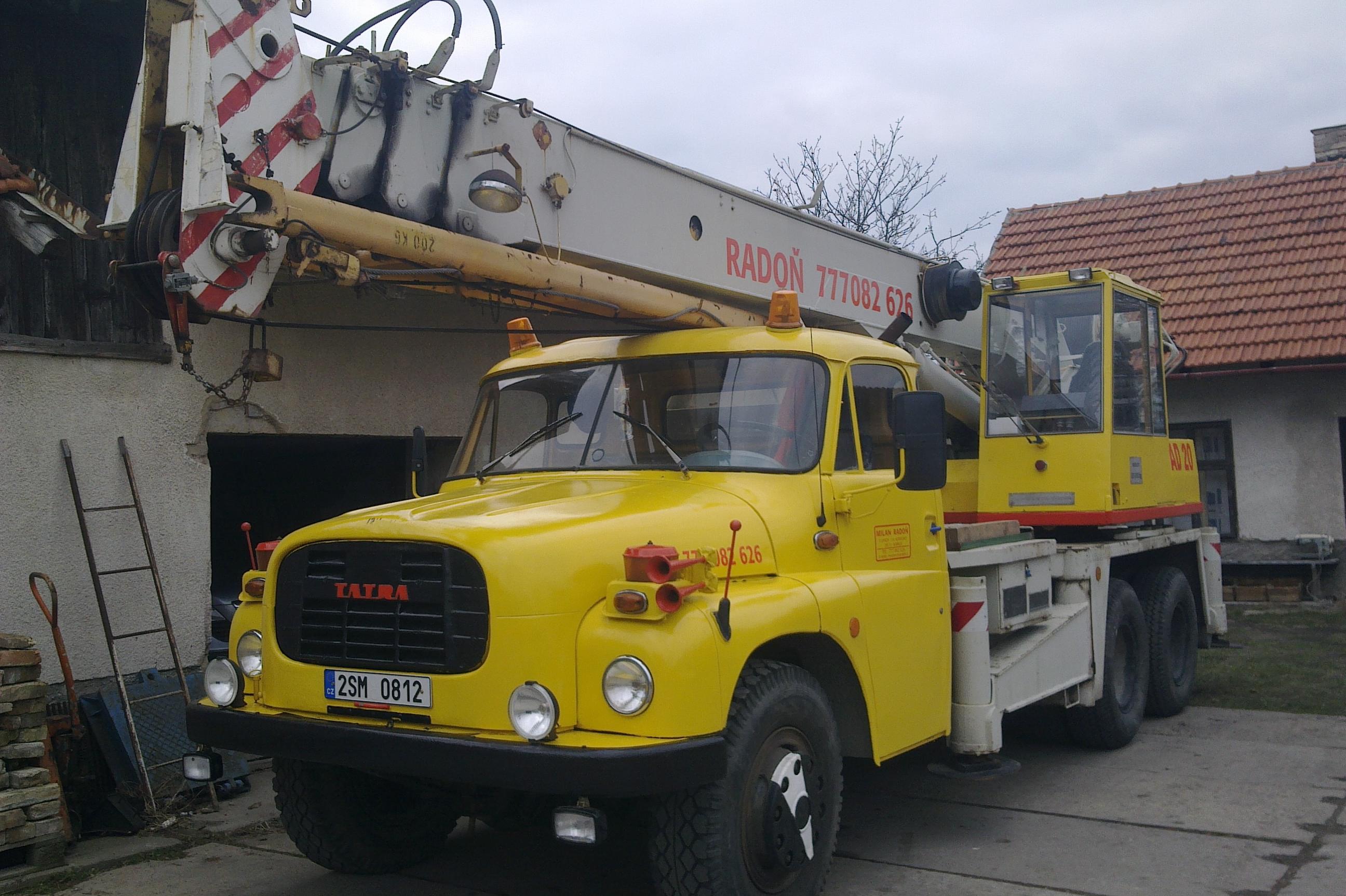 Autojeřáby Milan Radoň