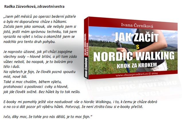 Chůze pro zdraví - Ivana Černíková, DiS. foto 2