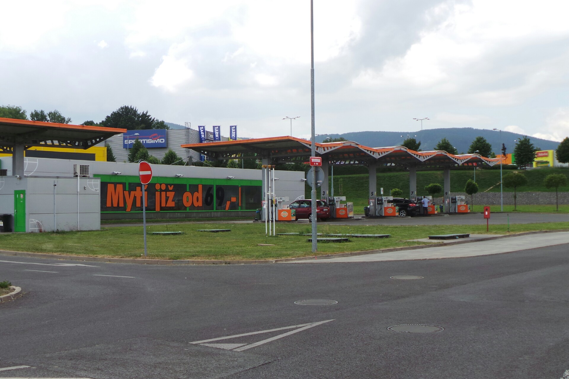 Čerpací stanice Globus