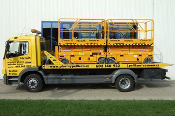 PELIKÁN - Pracovní plošiny