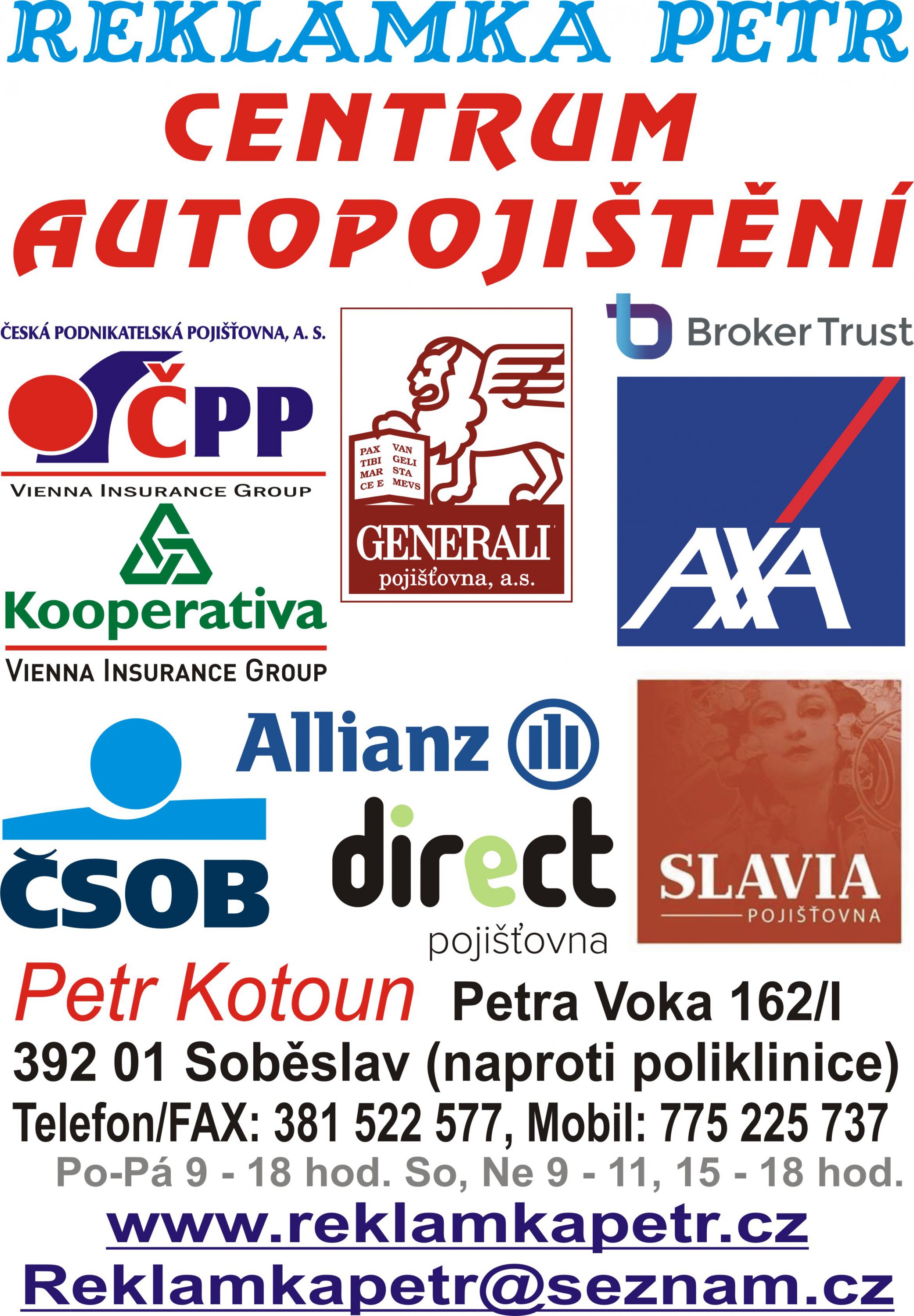 Reklamka Petr foto 2