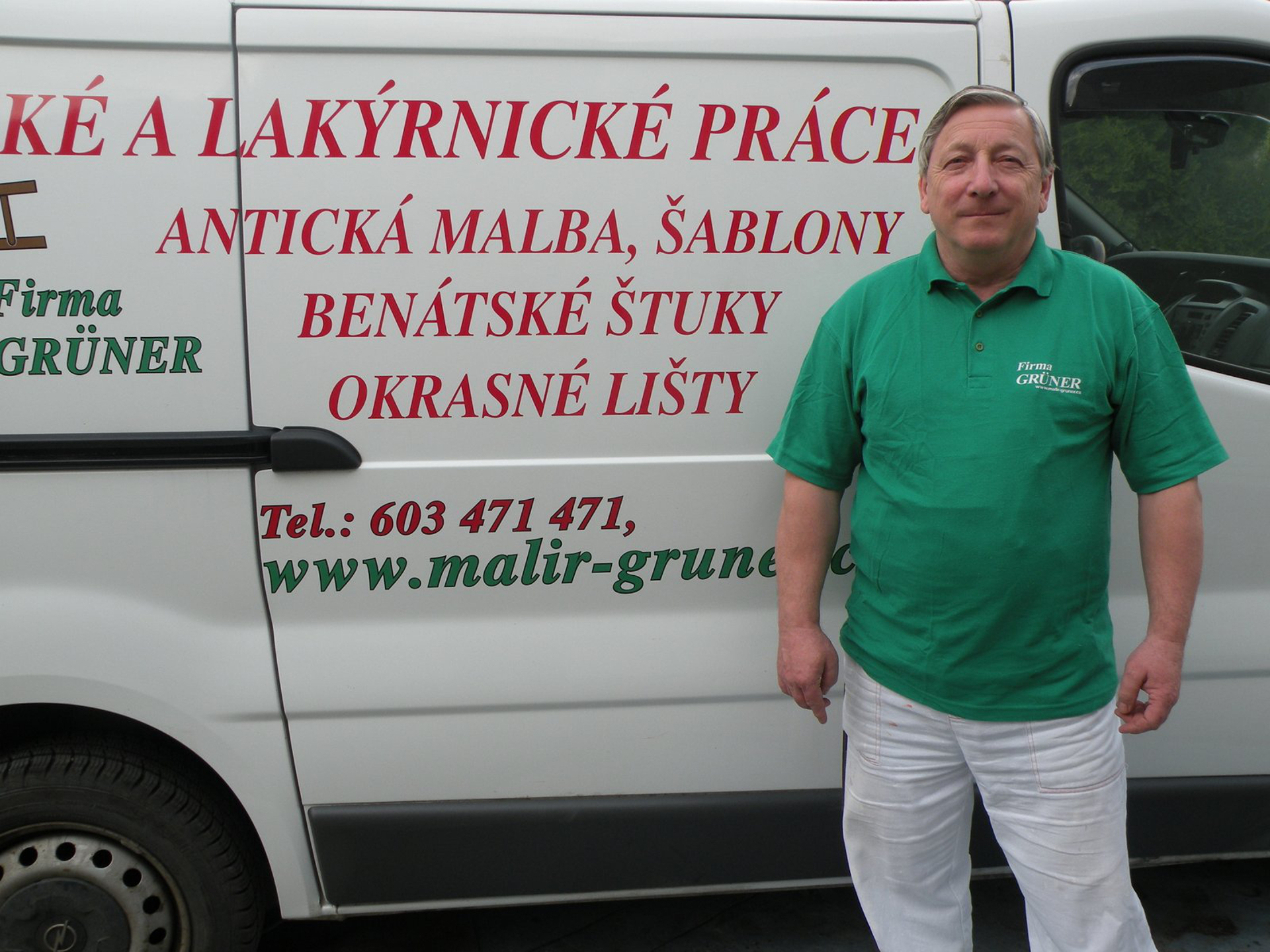 Malířské a lakýrnické práce Grüner