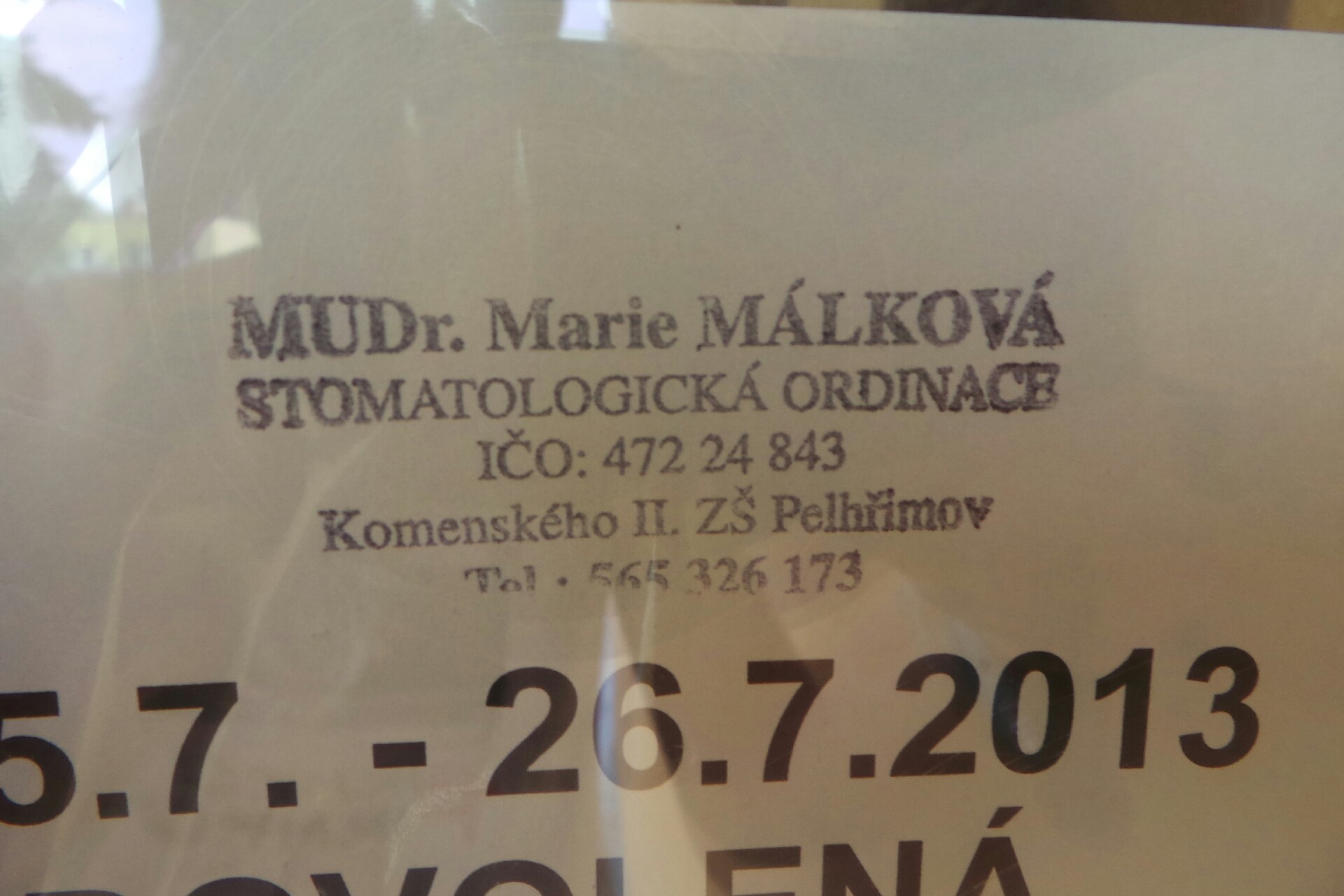MUDr. Marie Málková foto 2