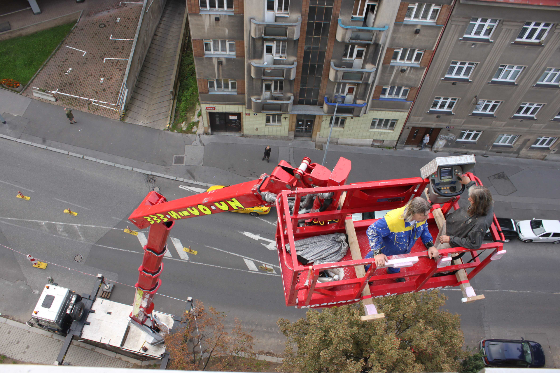 Pecl - výškové práce