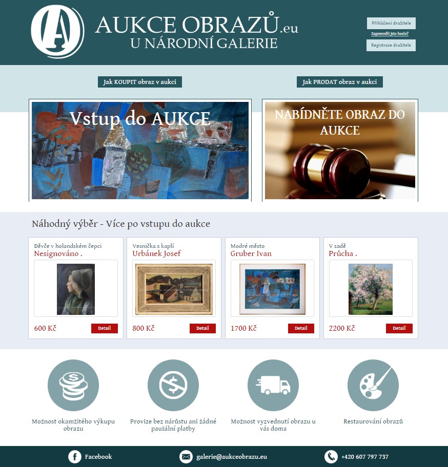 AUKCE OBRAZŮ U NÁRODNÍ GALERIE s.r.o. foto 5