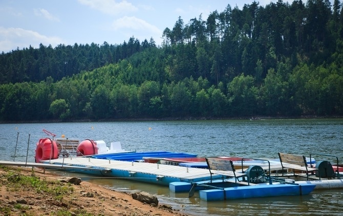 Půjčovna lodiček v. n. Dalešice - Wilsonka