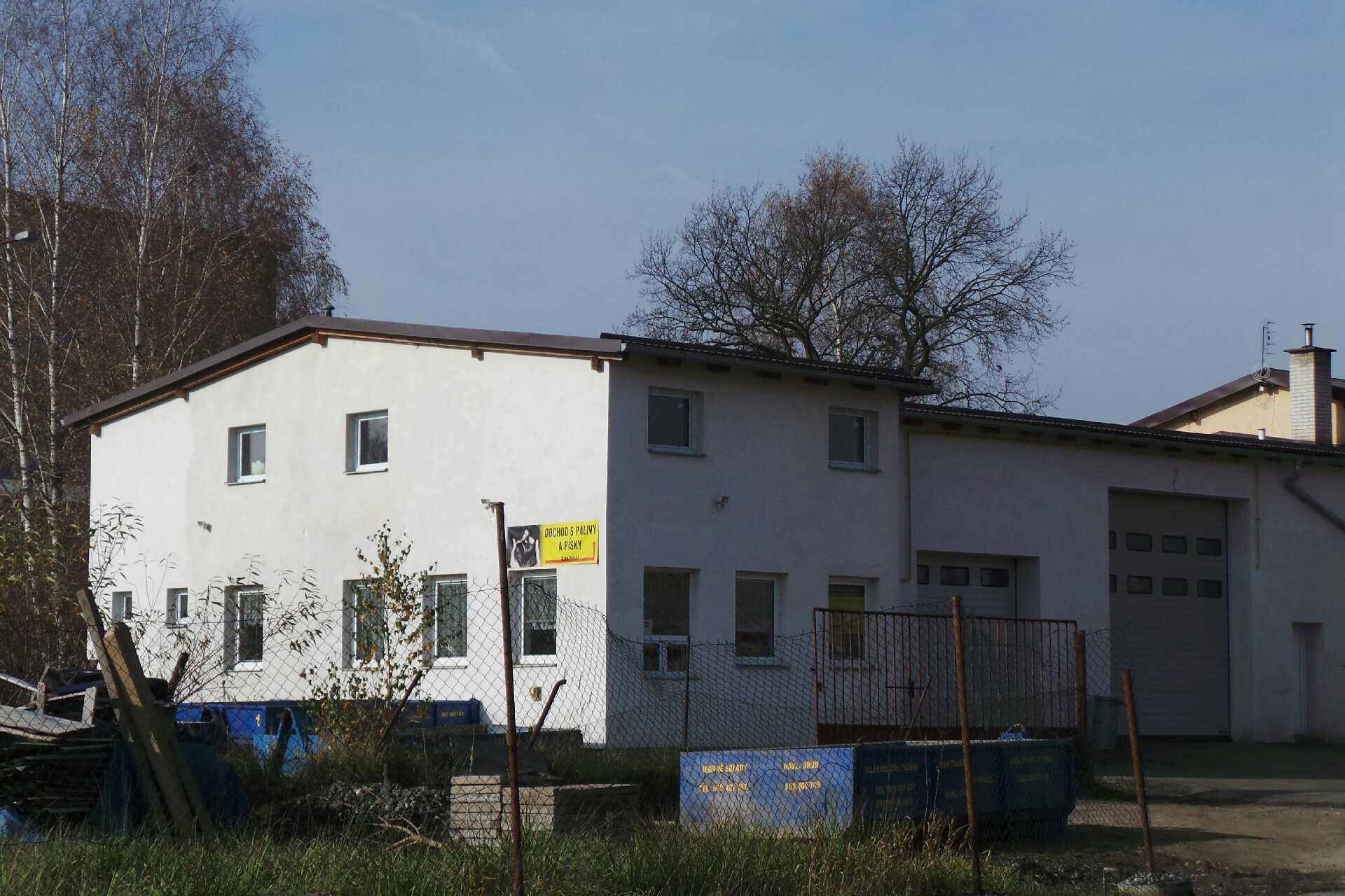 Obchod s palivy a písky - zemní práce