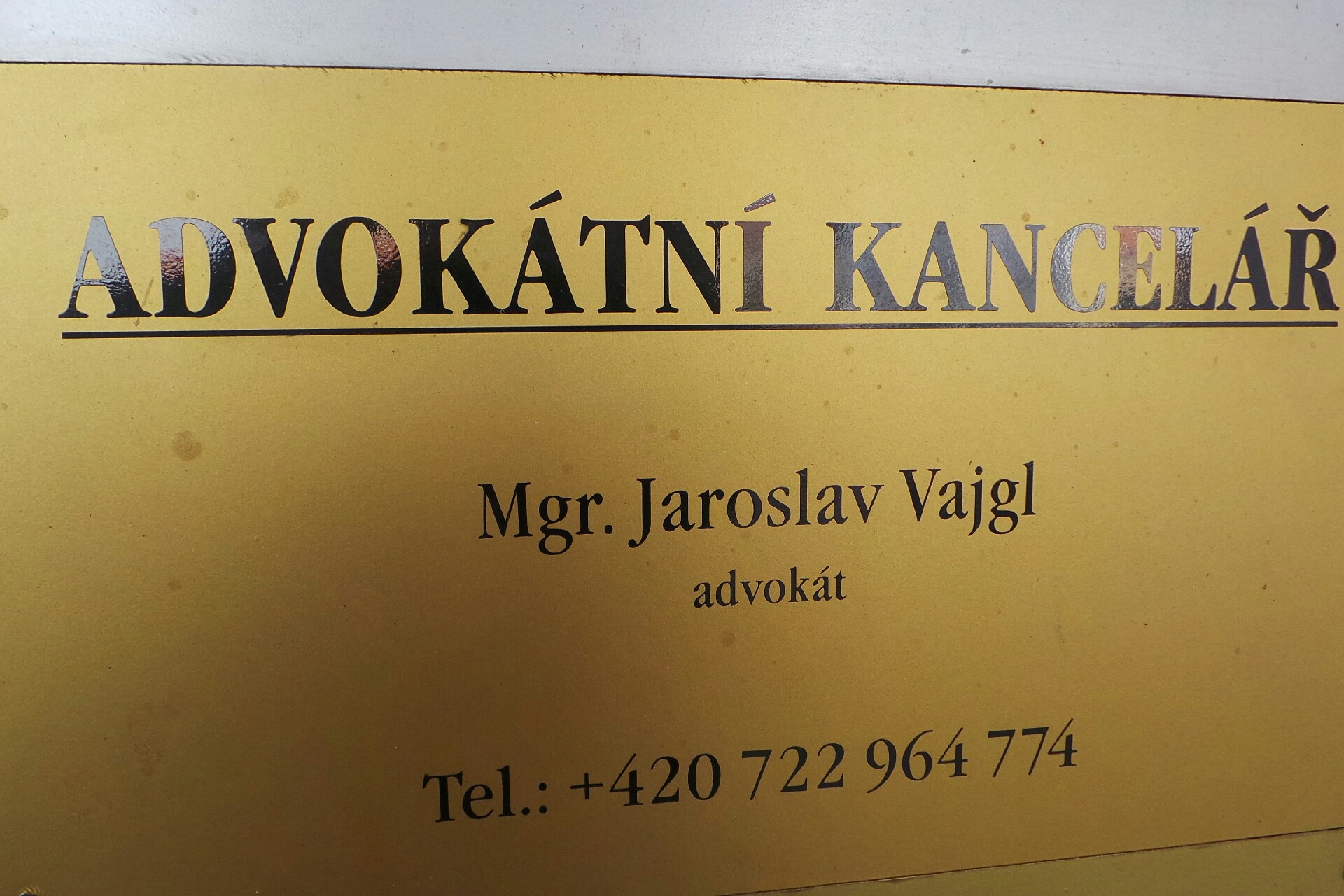 Mgr. Jaroslav Vajgl, advokátní kancelář foto 2
