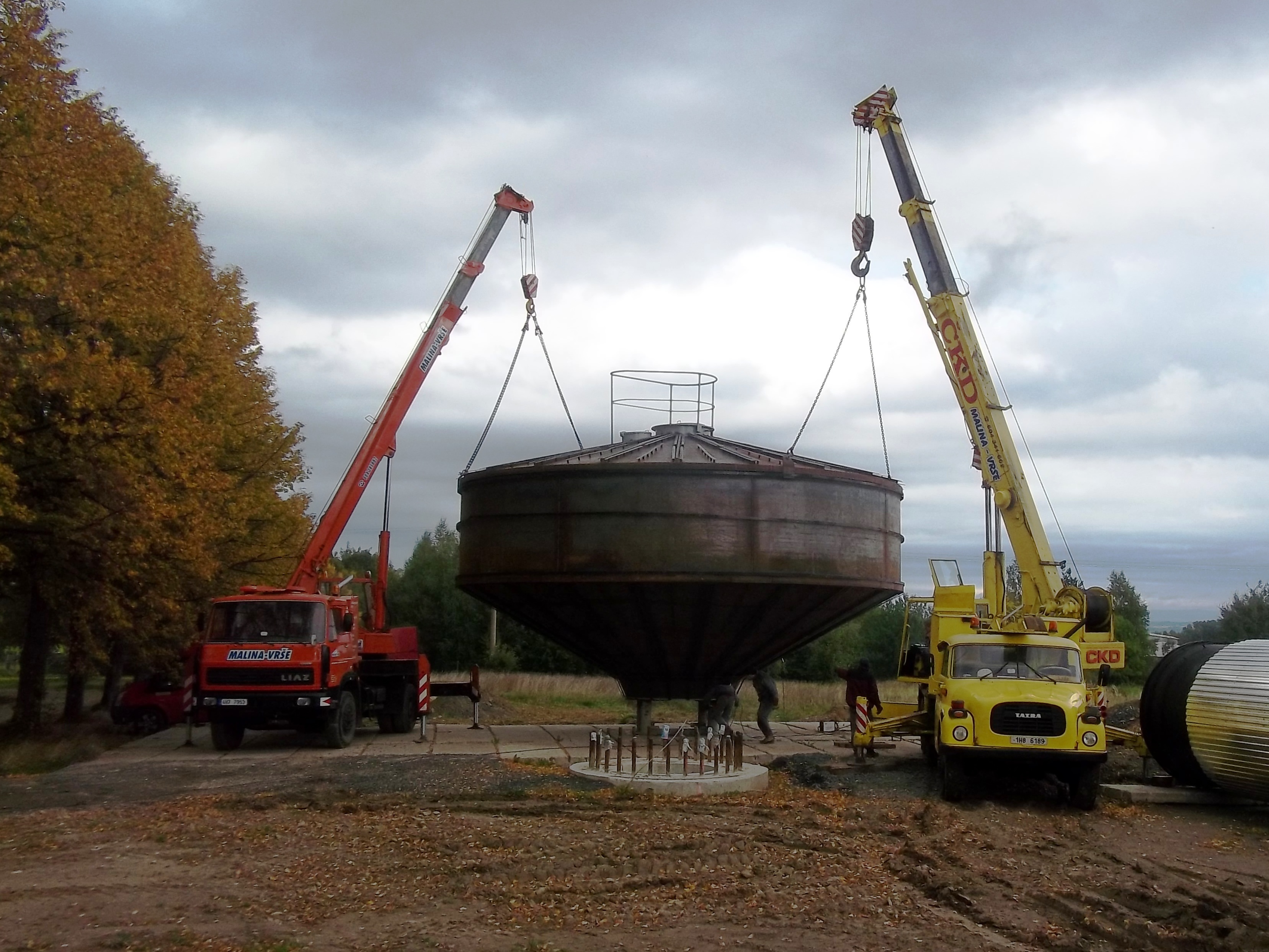 MALINA - VRŠE - Jeřáby a jeřábnické práce foto 5