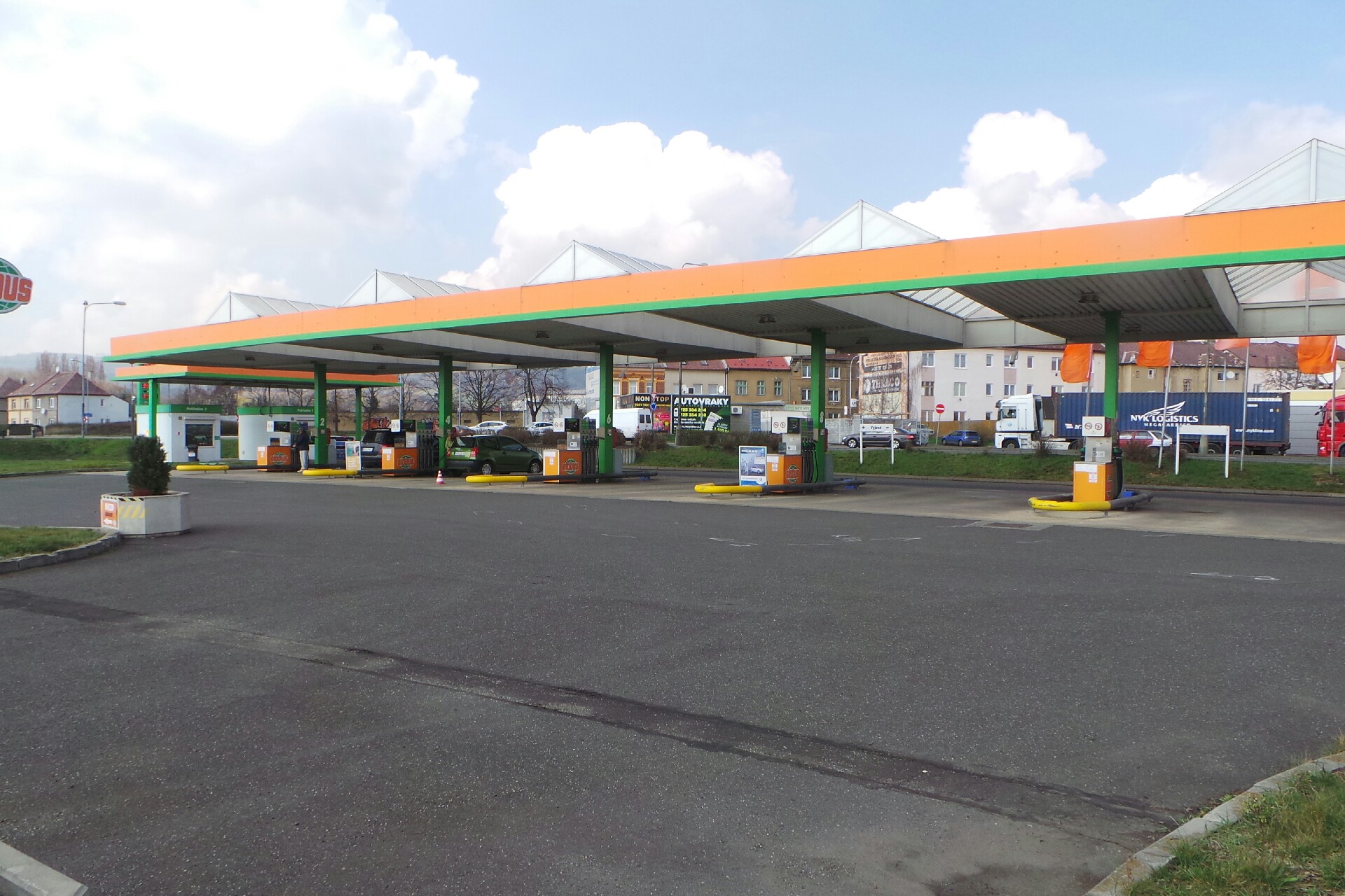 Čerpací stanice Globus