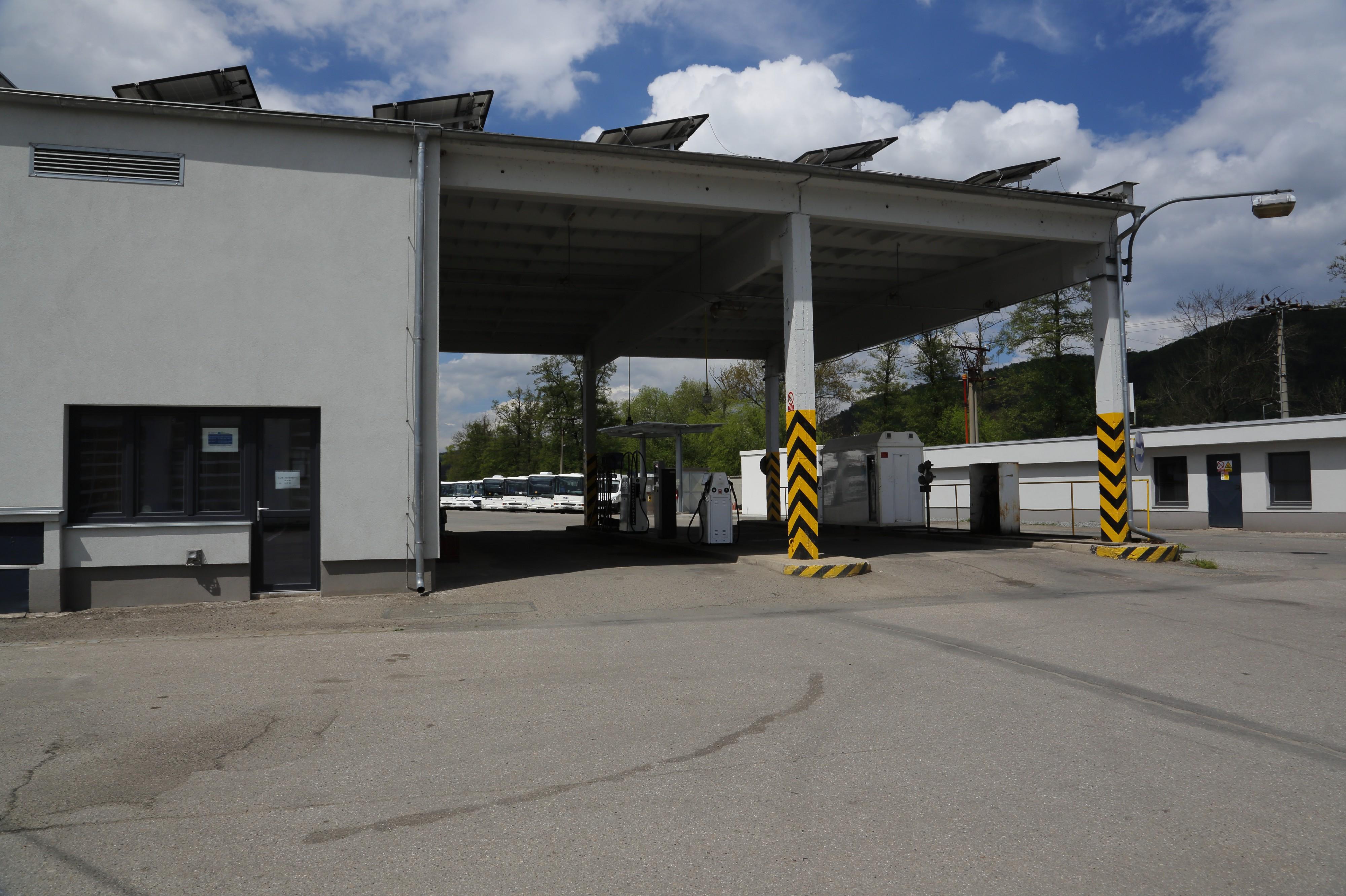 ČSAD Tišnov - čerpací stanice CNG