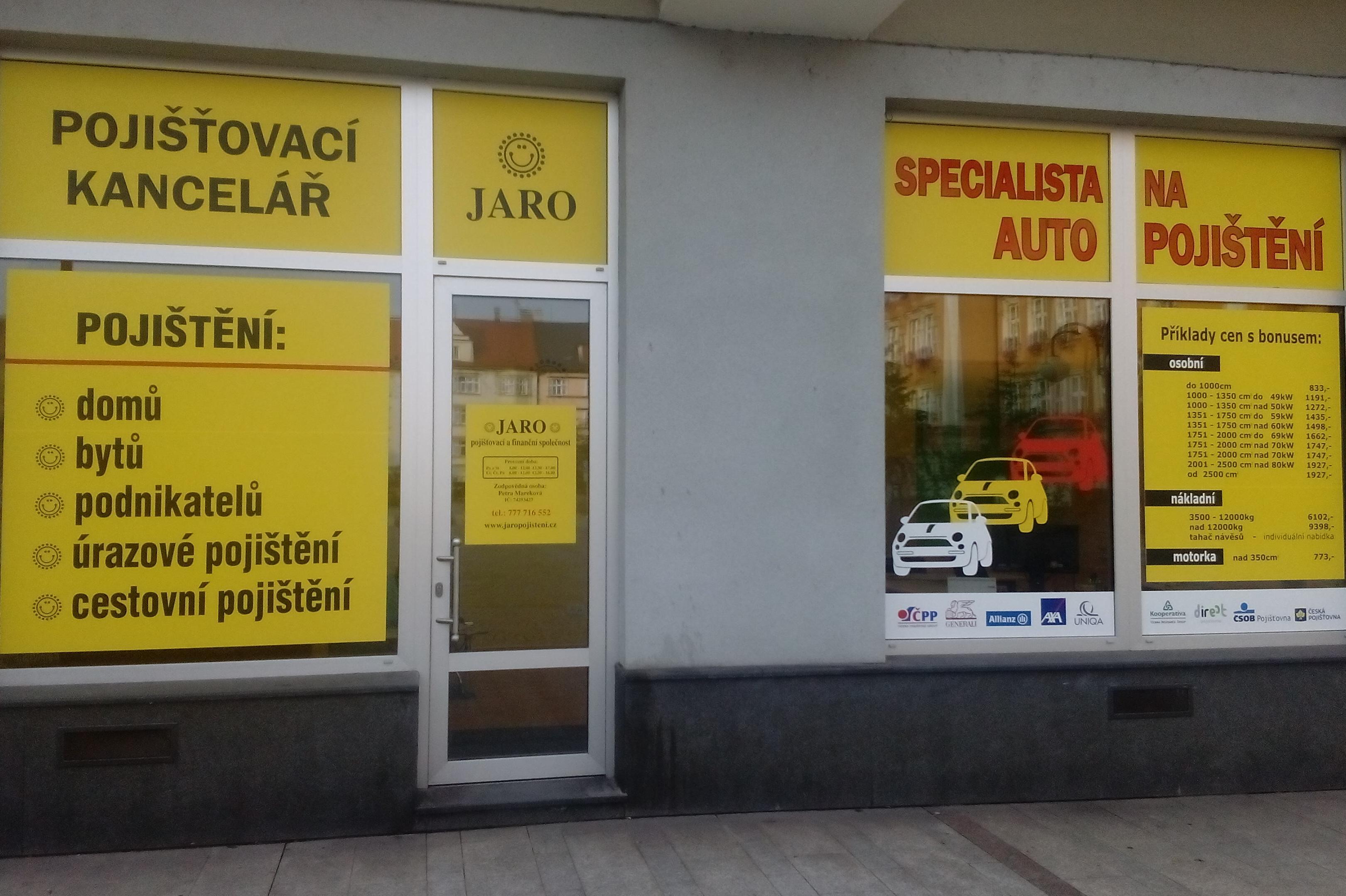 Pojištění JARO - Petra Mareková