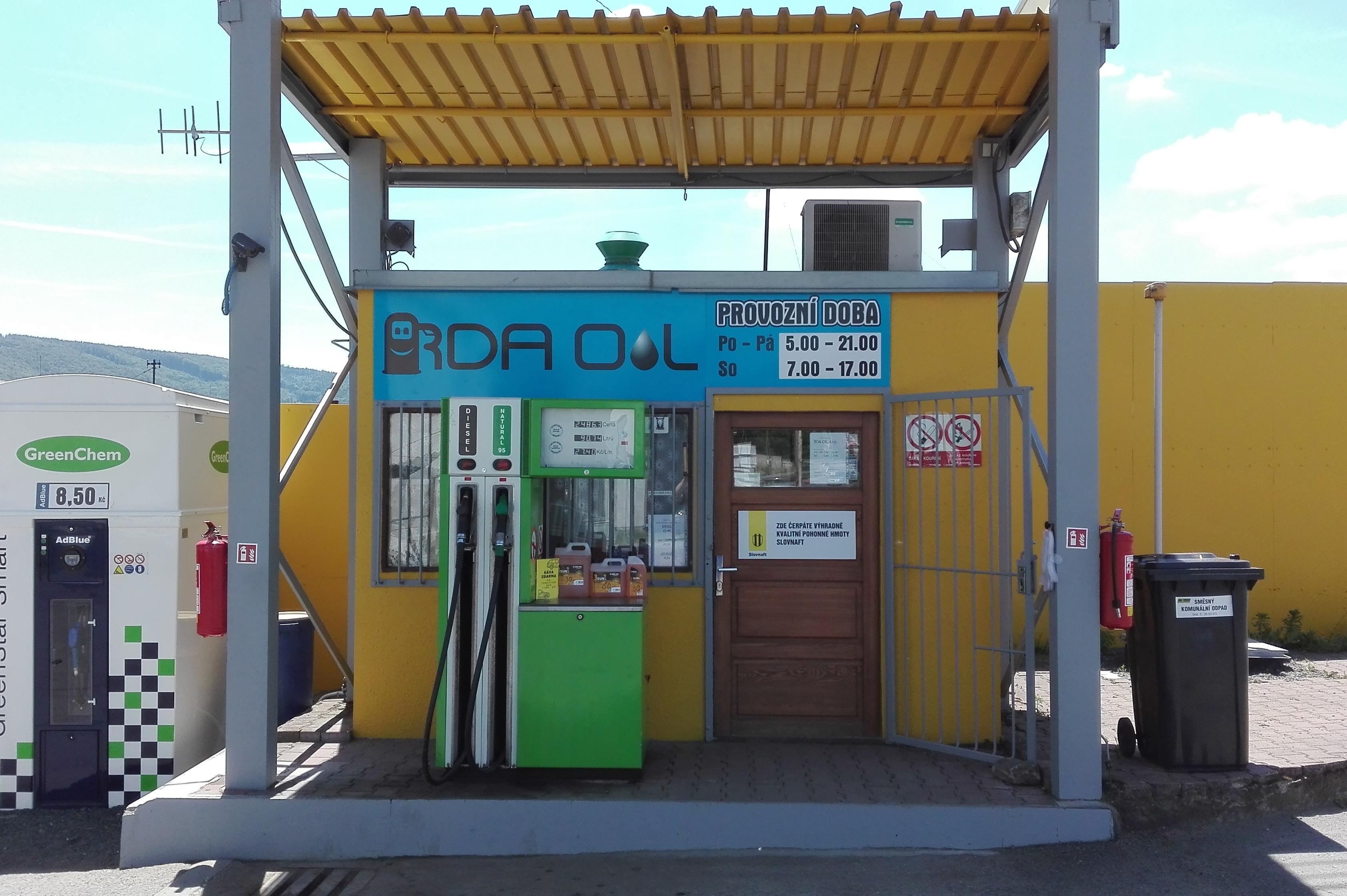 Čerpací stanice RDA Oil, s.r.o.