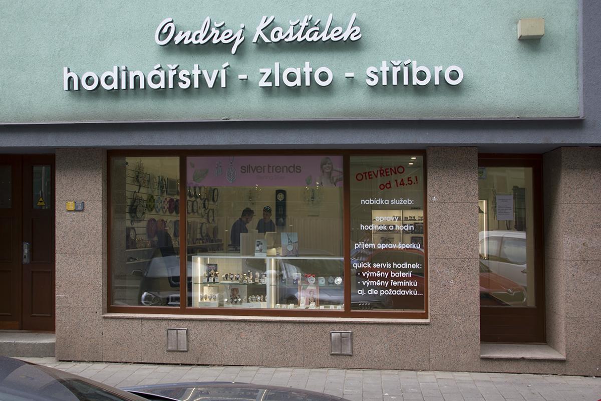 Ondřej Košťálek - hodinářství - zlato - stříbro