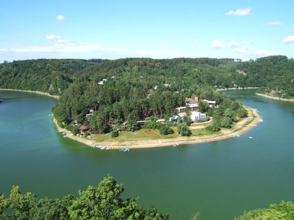 Vranovská přehrada Chata Veselka foto 2