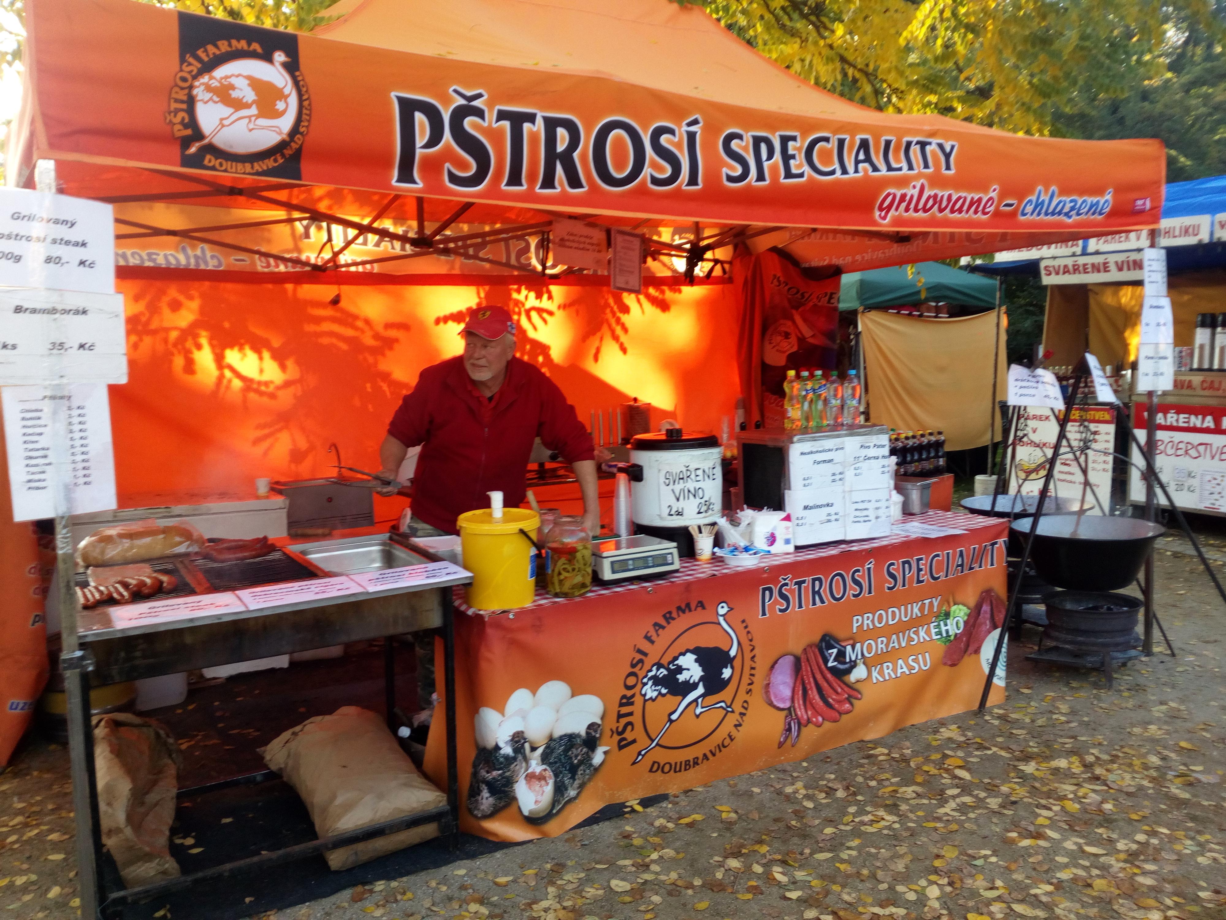 Pštrosí speciality – produkty z Moravského krasu