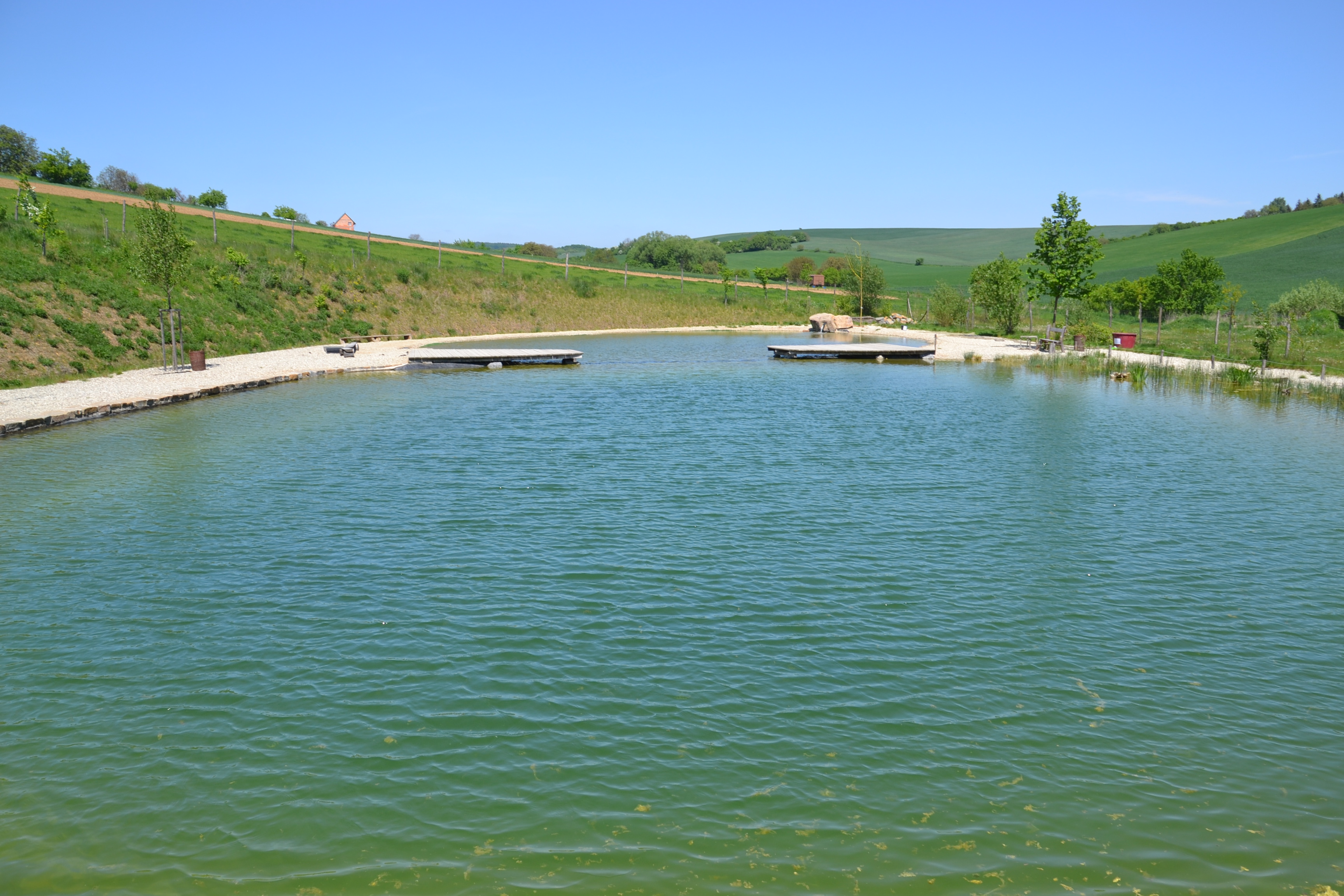 Přírodní koupací biotop Modrá