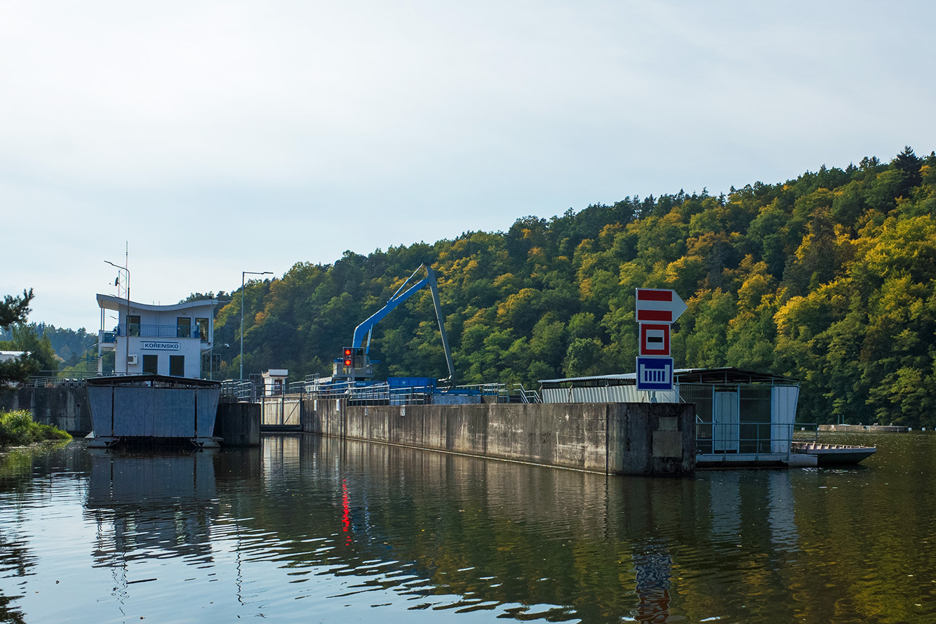 Plavební komora Kořensko foto 2