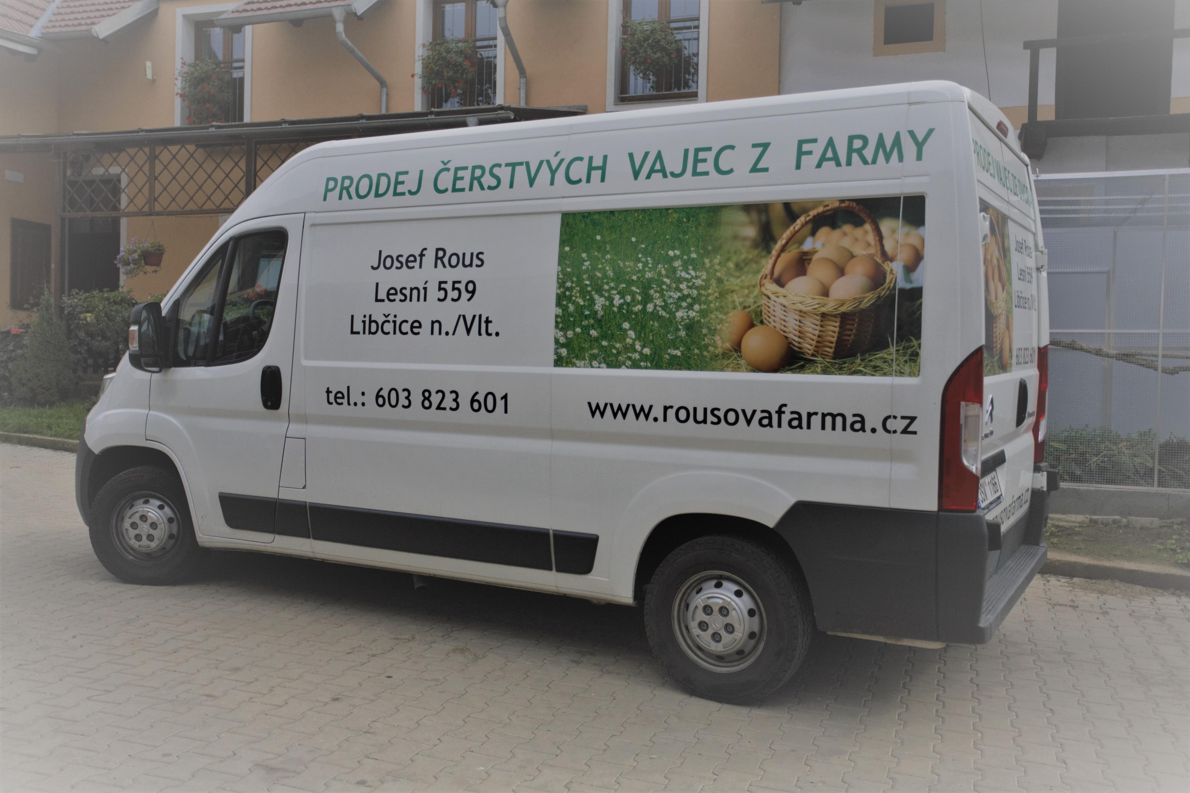 Josef Rous - prodej čerstvých vajec z farmy