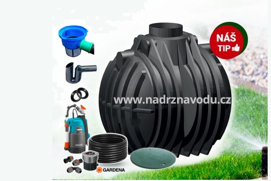 Nádrž na dešťovou vodu Atlantis 5300L premium