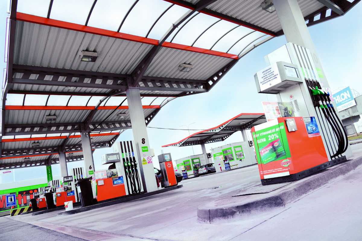 Čerpací stanice Globus