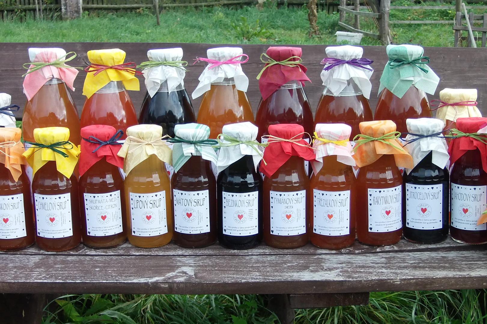 Sirupy z hájenky