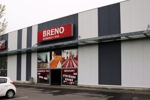 Firemní grafika Koberce BRENO