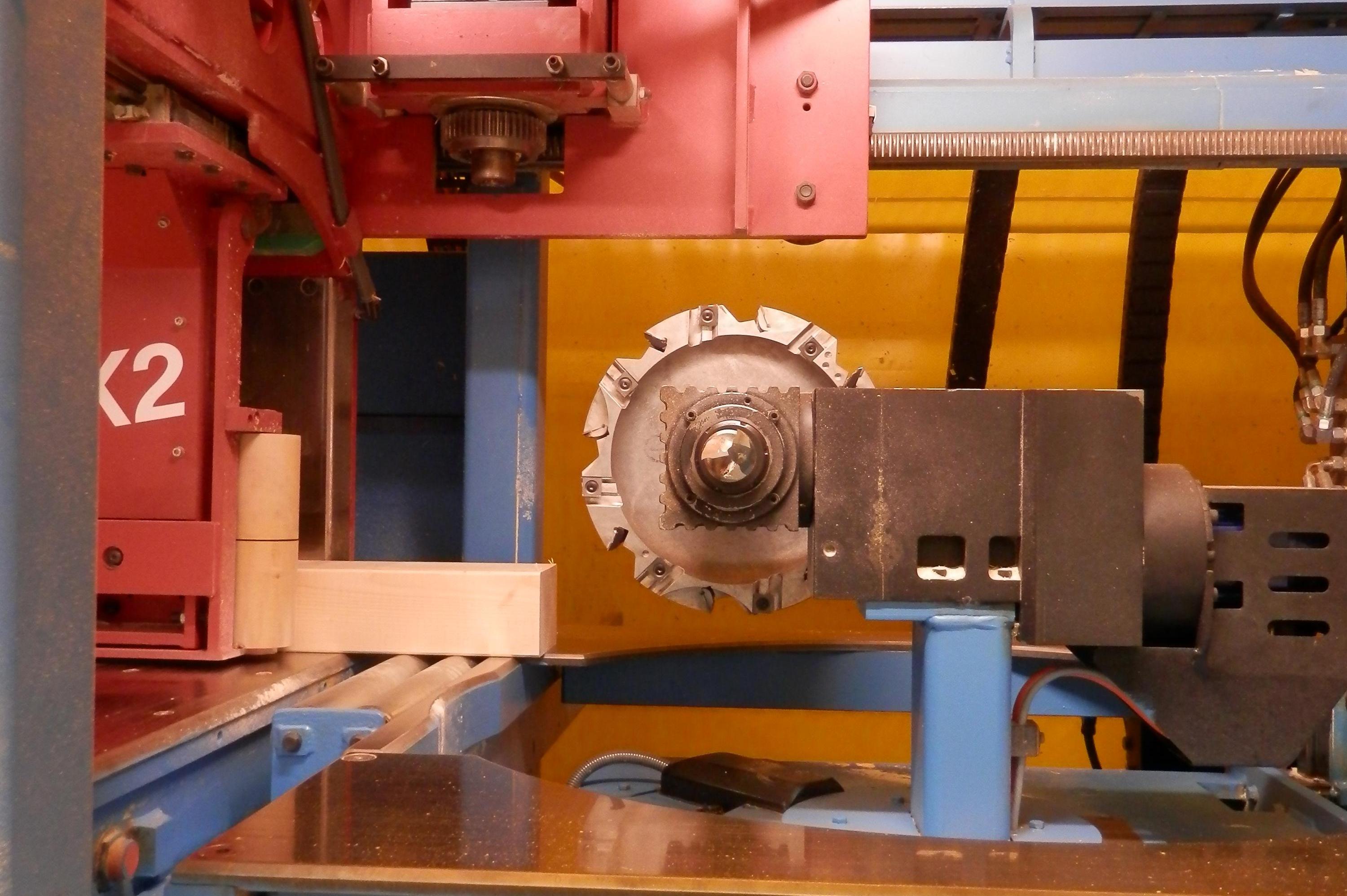 CNC výroba dřevěných konstrukcí.