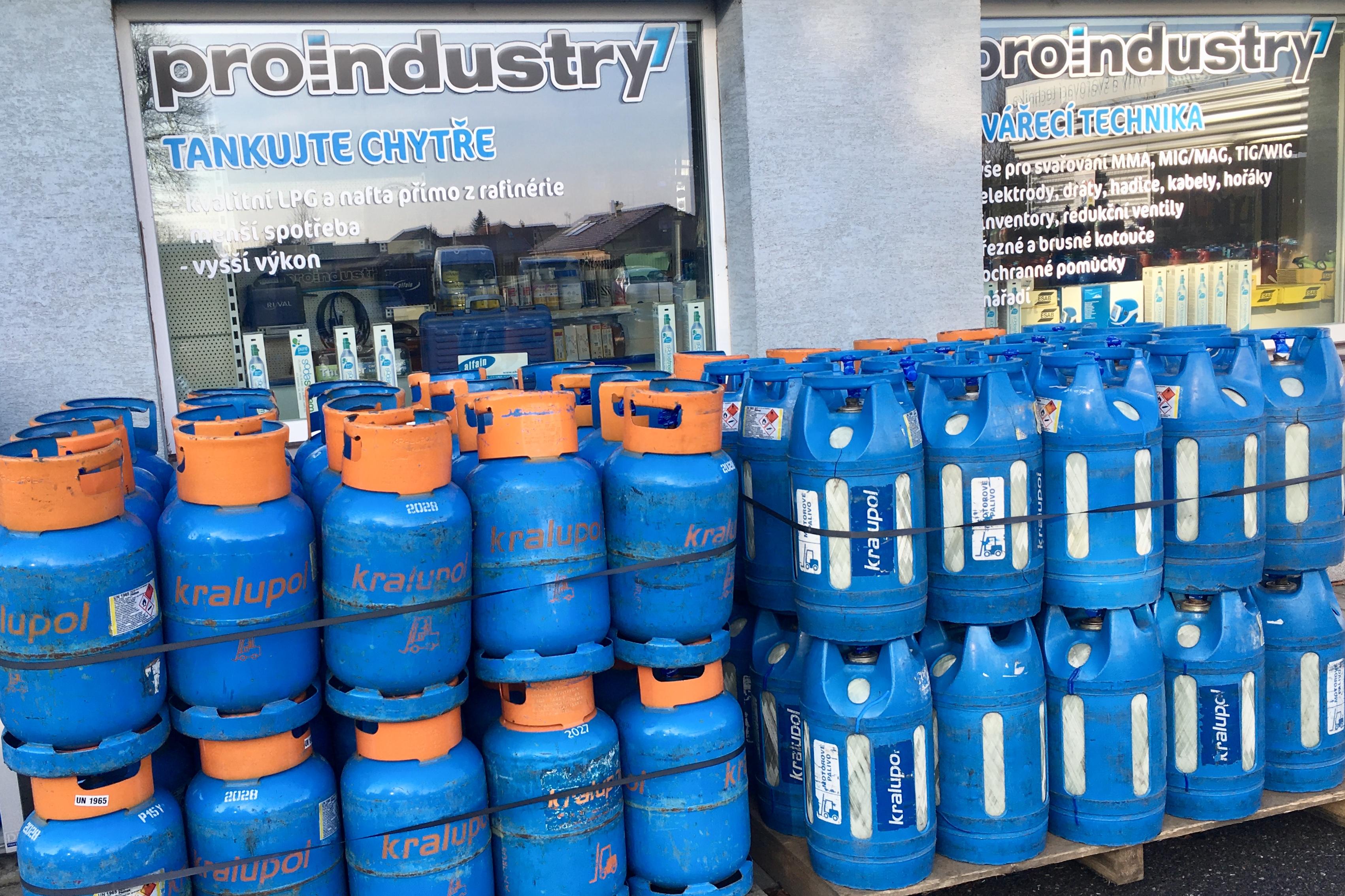 Propan pohonný nebo topný