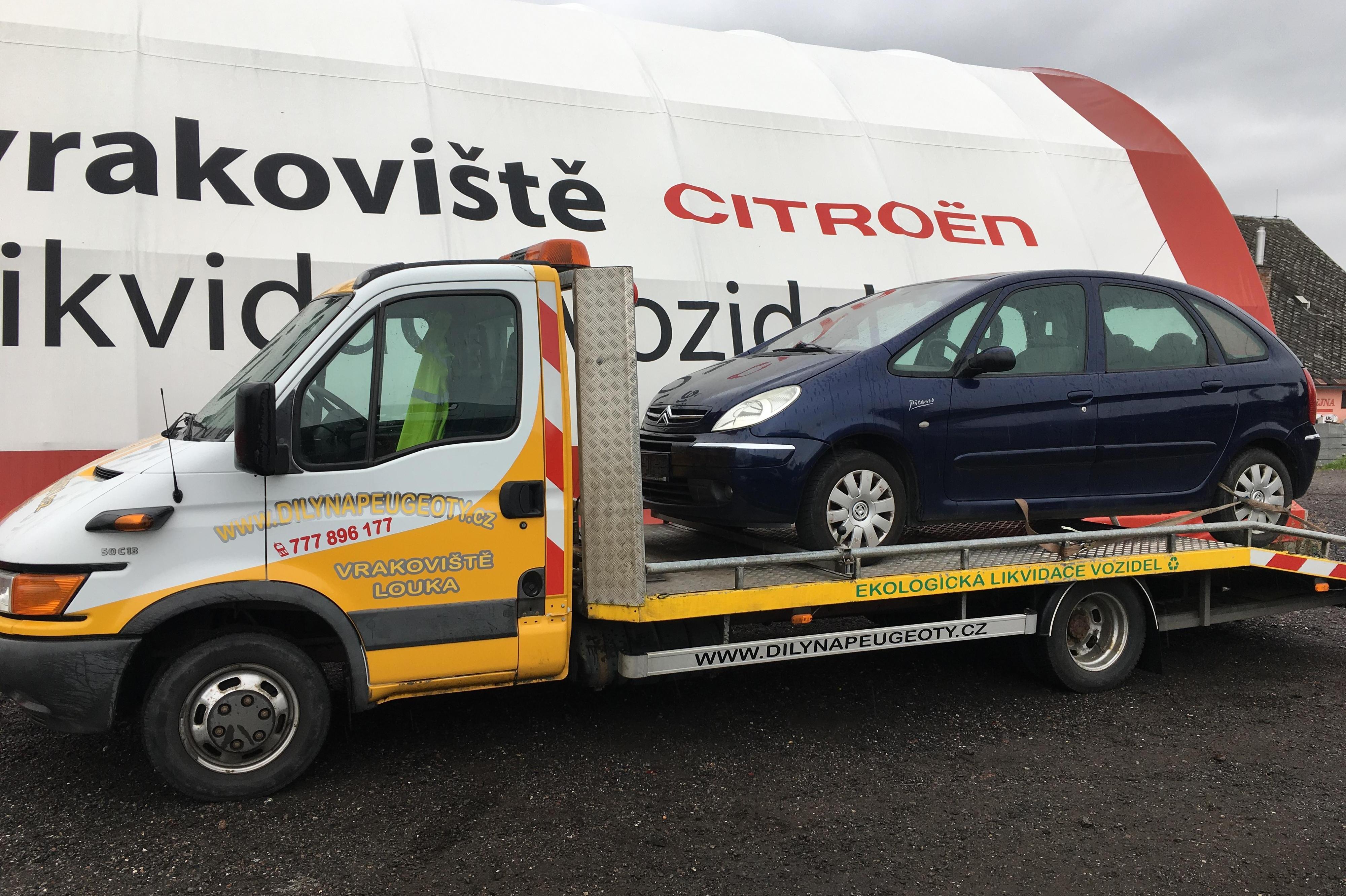 Ekologická likvidace vozidel Louka