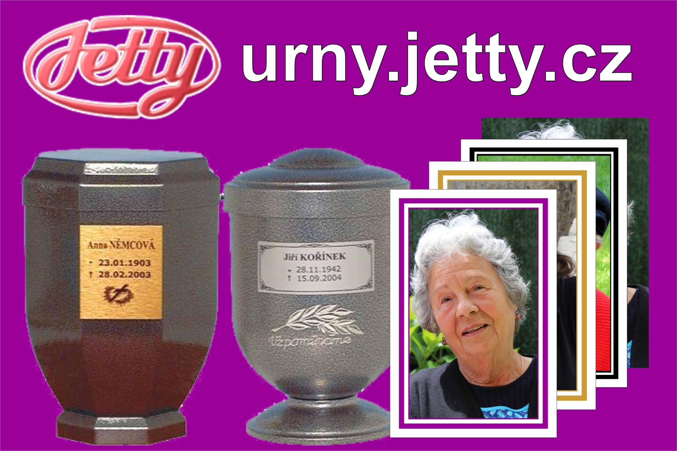 Jetty - štítky na urny foto 2