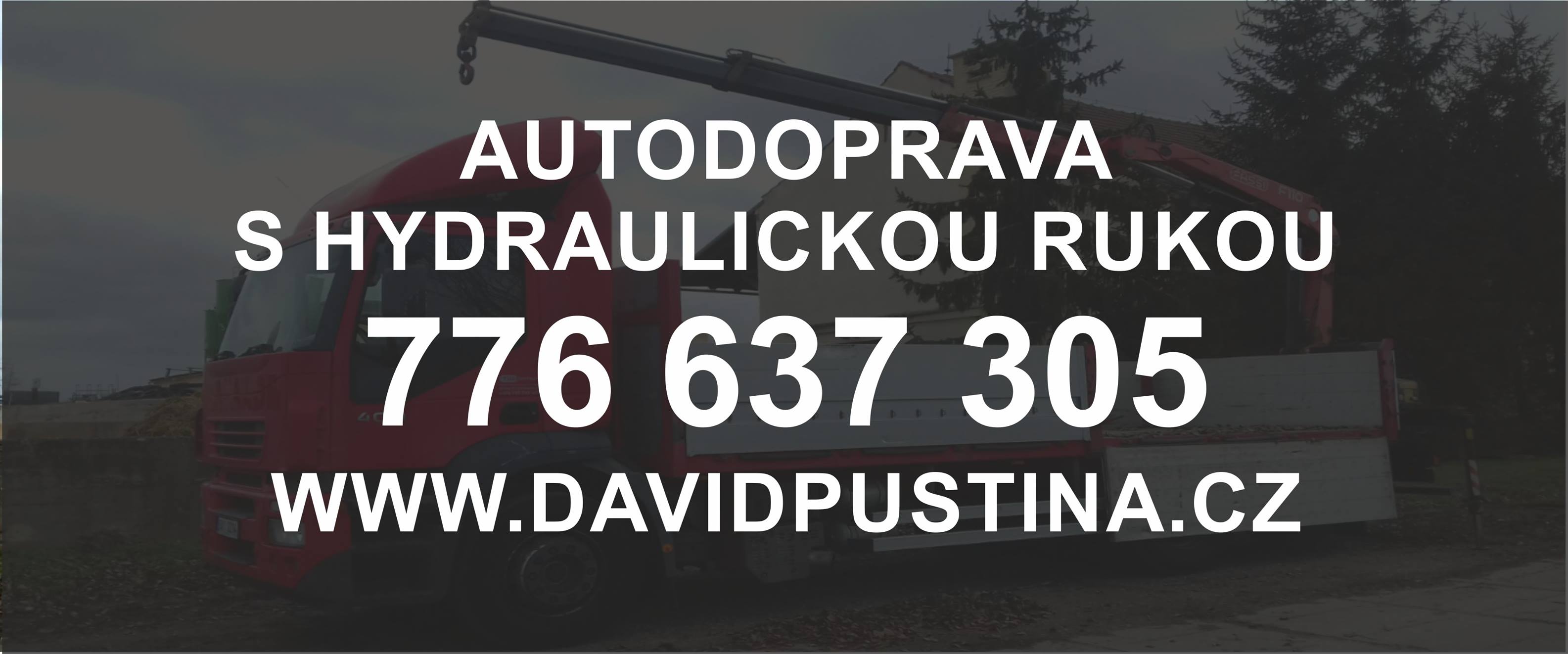 David Pustina- Autodoprava s hydraulickou rukou foto 3