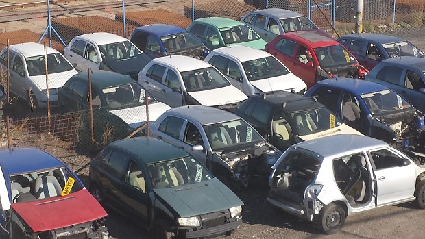 Vrakoviště Škoda Praha foto 4