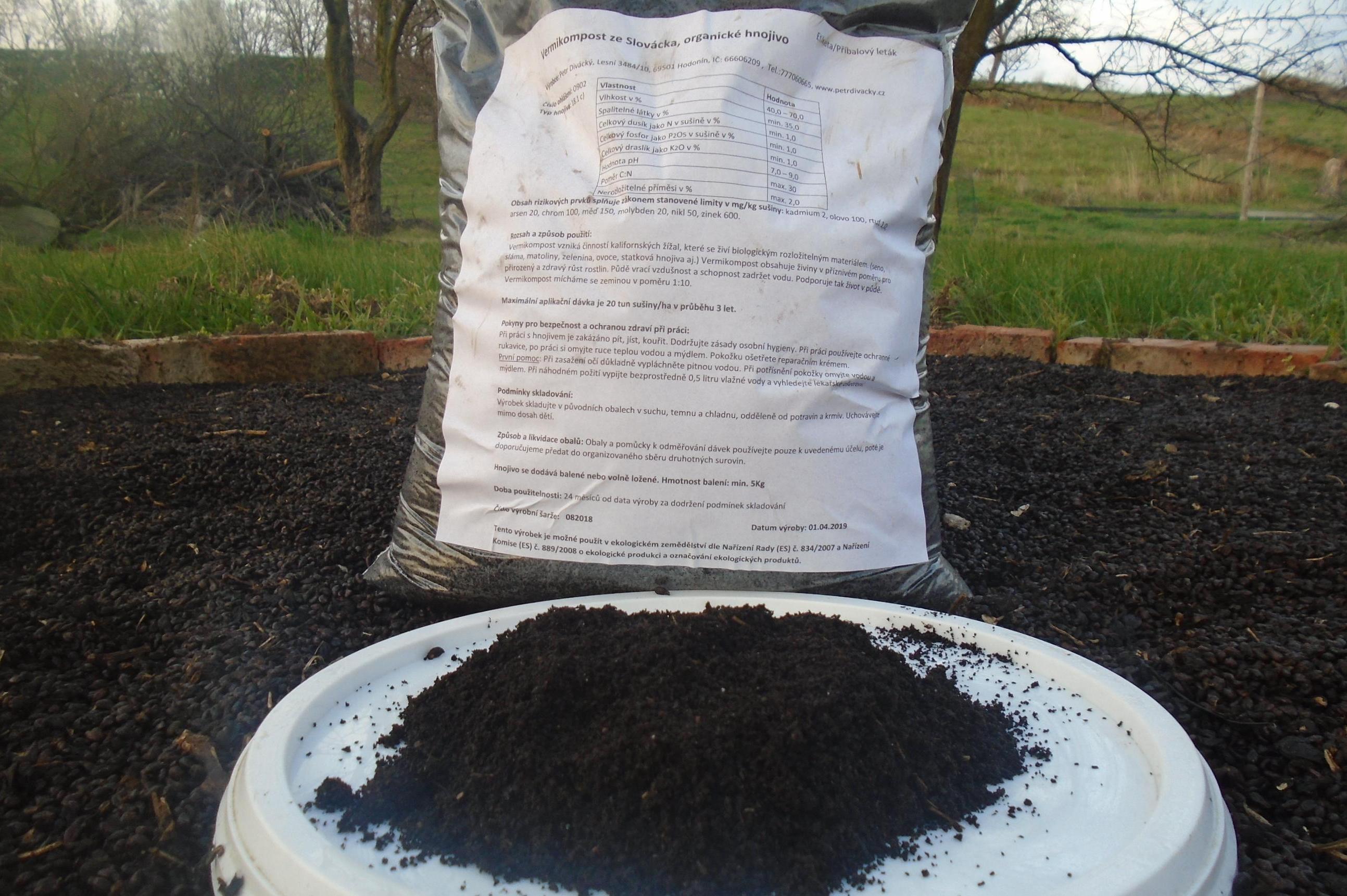 Vermikompost ze Slovácka