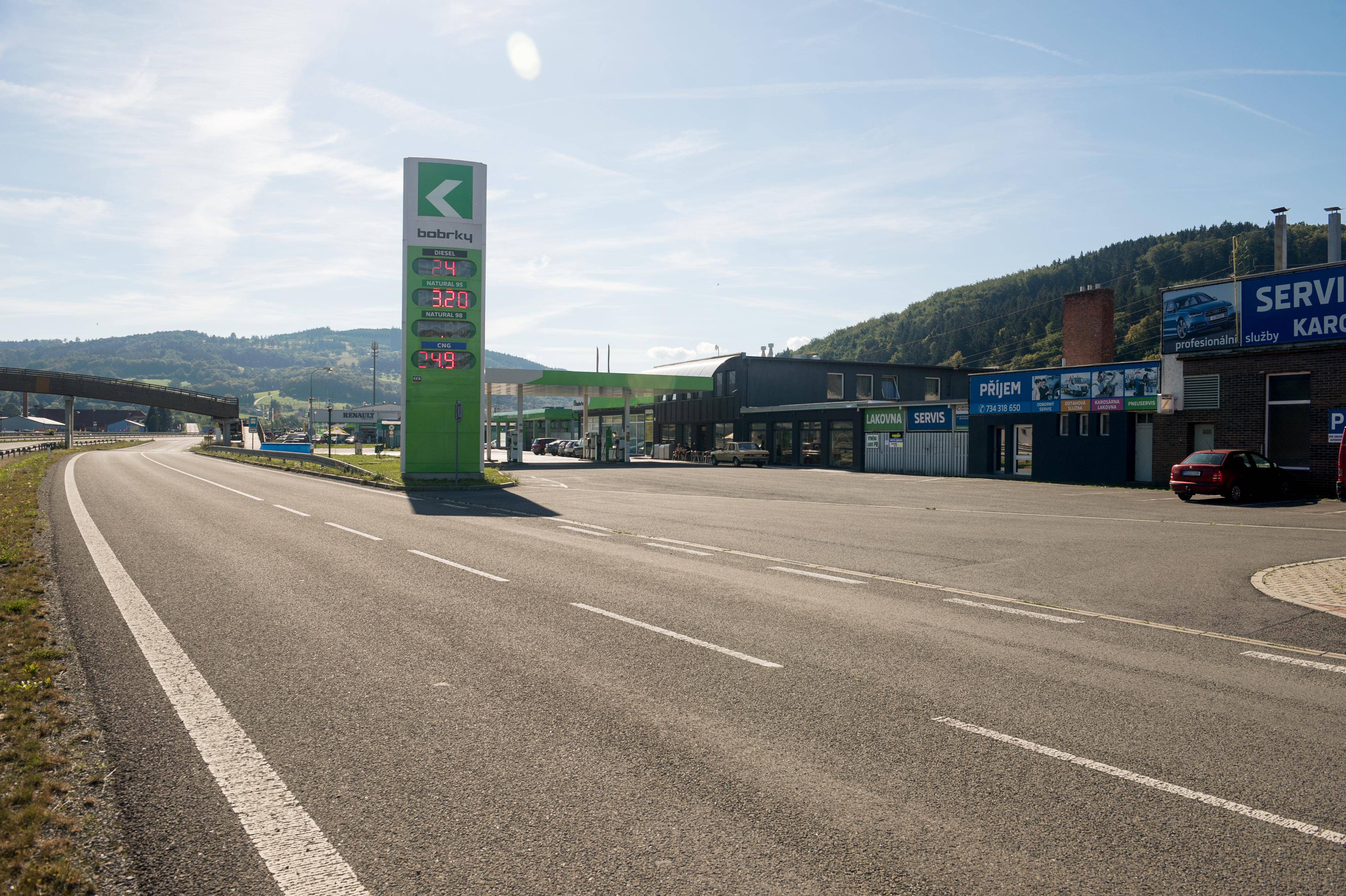 innogy plnicí stanice CNG